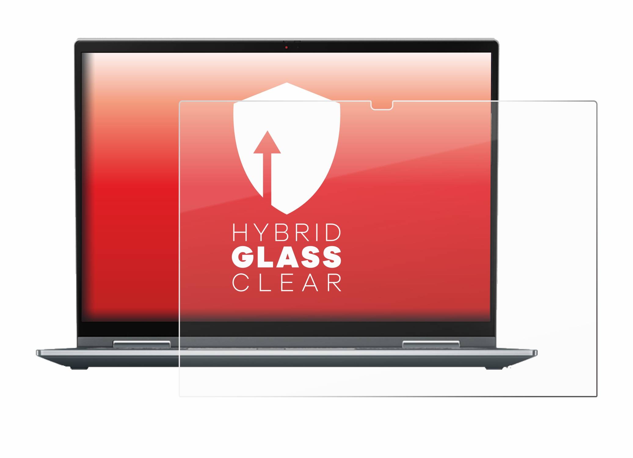 upscreen Hybrid Glas Schutz-Folie für Lenovo ThinkPad X1 Yoga (6. Gen.)
