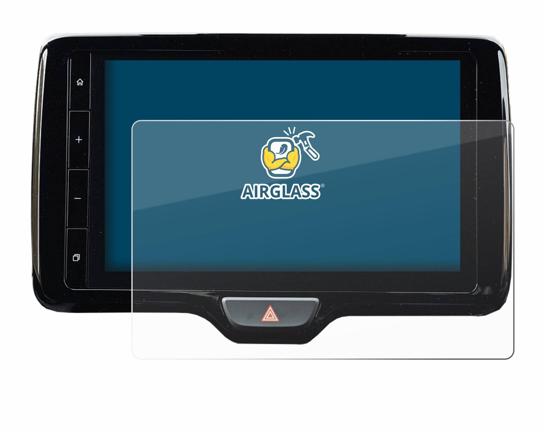 BROTECT AirGlass Glas Schutz-Folie für Toyota Yaris Cross 2021 Smart Connect 9 - Schutzglas