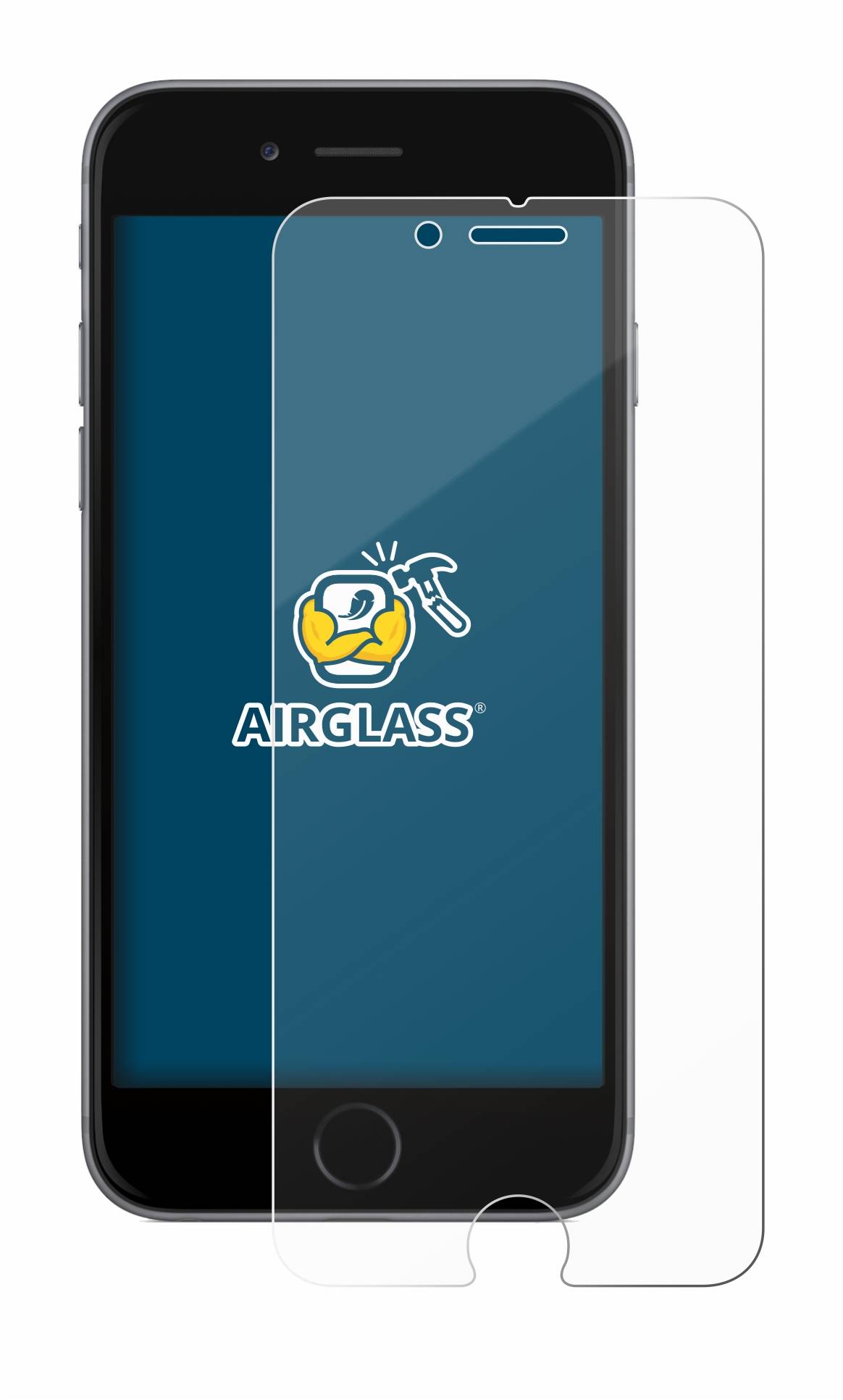 BROTECT AirGlass Glas Schutz-Folie für Apple iPhone 6S - Schutzglas