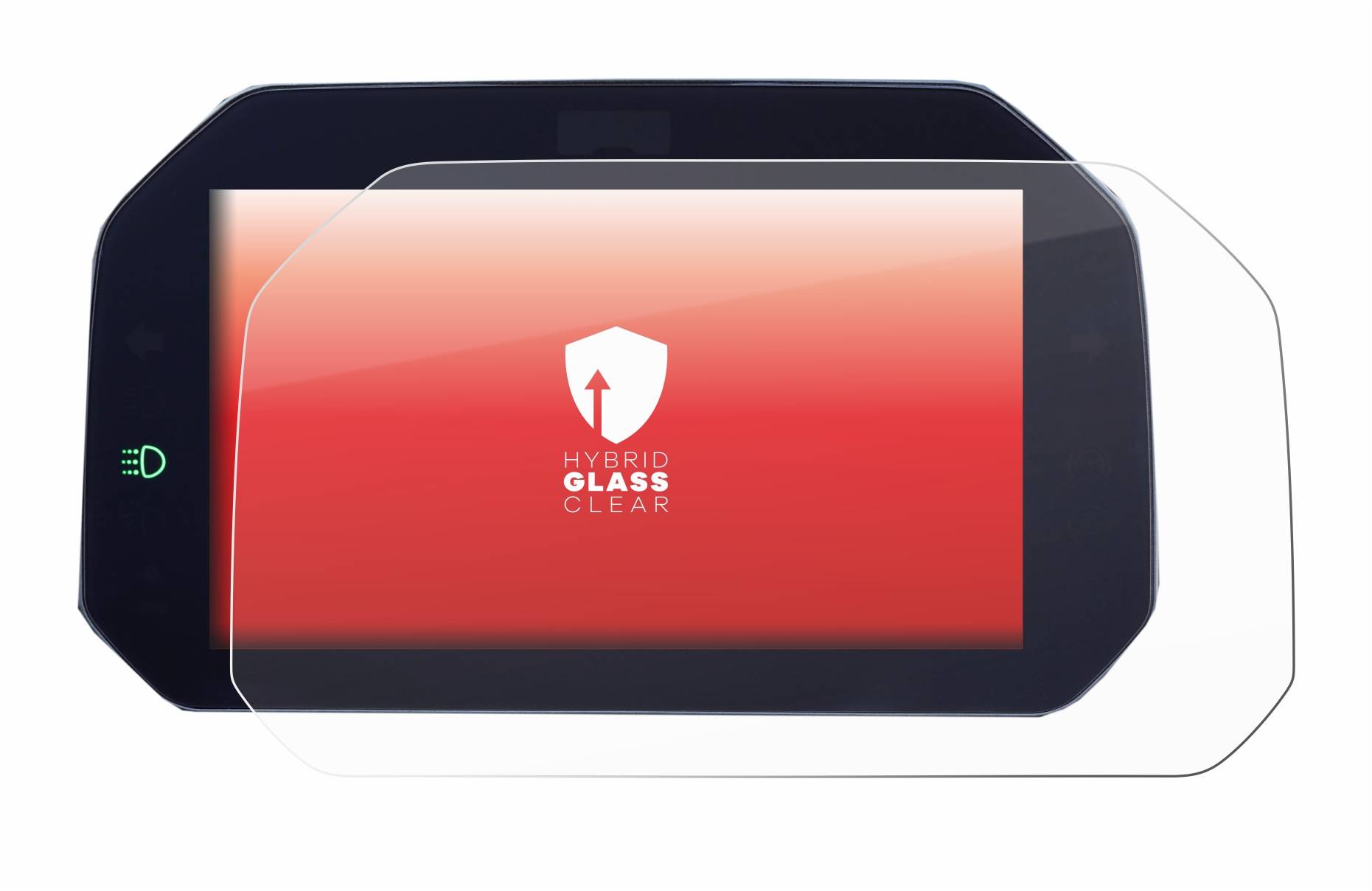 upscreen Hybrid Glas Schutz-Folie für BMW R 1250 GS Connectivity TFT 6.5