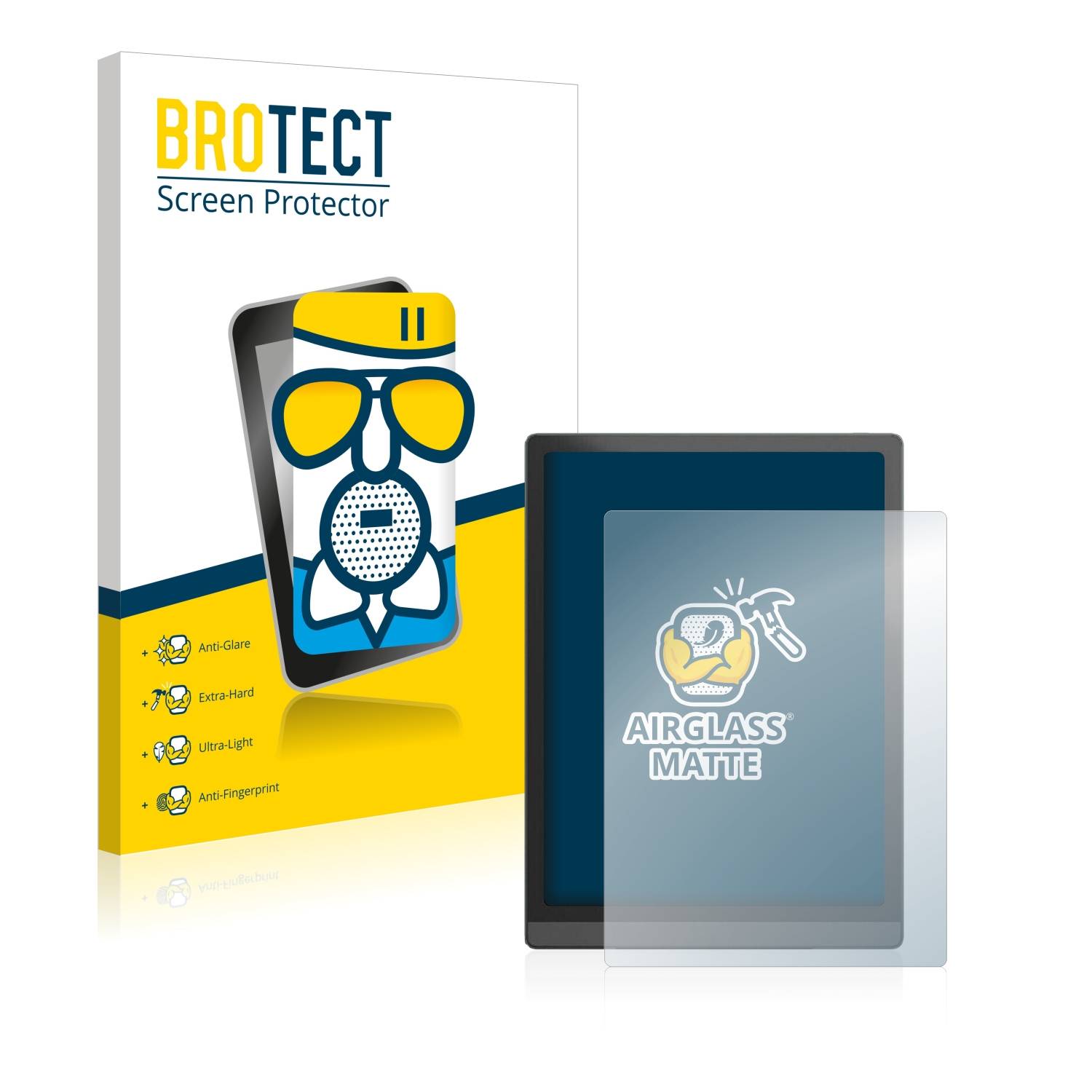 BROTECT AirGlass Flexible Schutz Glas Folie für Boox Tab X Matt Entspiegelt