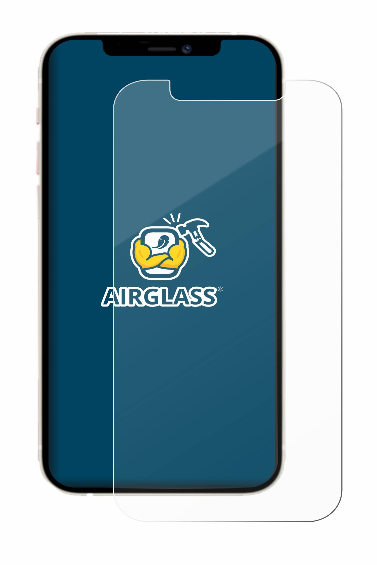 BROTECT AirGlass Glas Panzer-Folie für Apple iPhone 12 Pro - Schutzglas