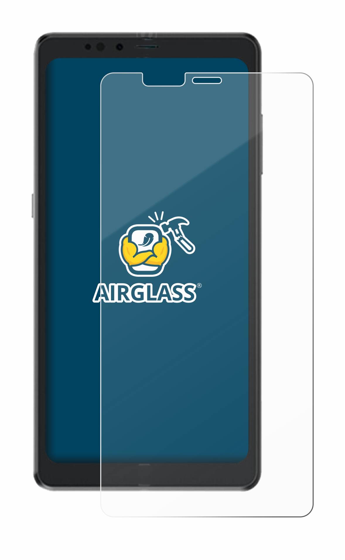 BROTECT AirGlass Flexible Schutz Glas Folie für Hisense A9 Klar Transparent