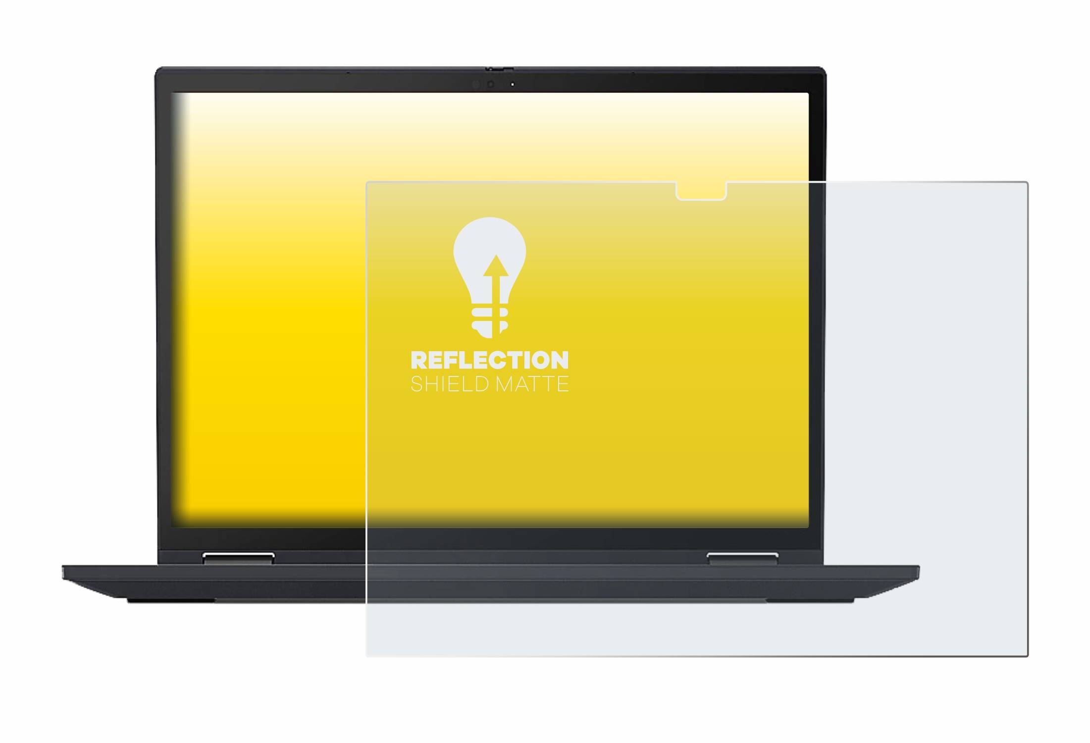 upscreen Reflection Shield Matt Schutzfolie für Lenovo ThinkPad X13 Yoga Gen 2