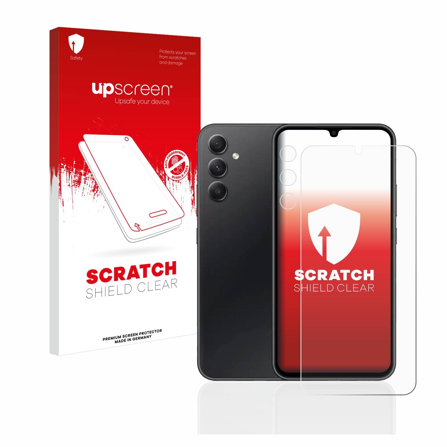 upscreen Scratch Shield Schutzfolie für Samsung Galaxy A34 5G (Display+Kamera)