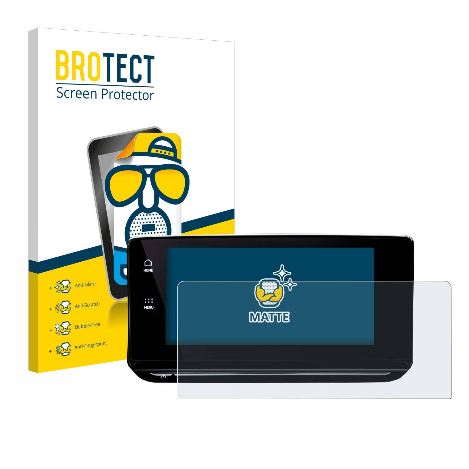 BROTECT Entspiegelungs-Folie für Skoda Octavia 4 2020-2022 Columbus