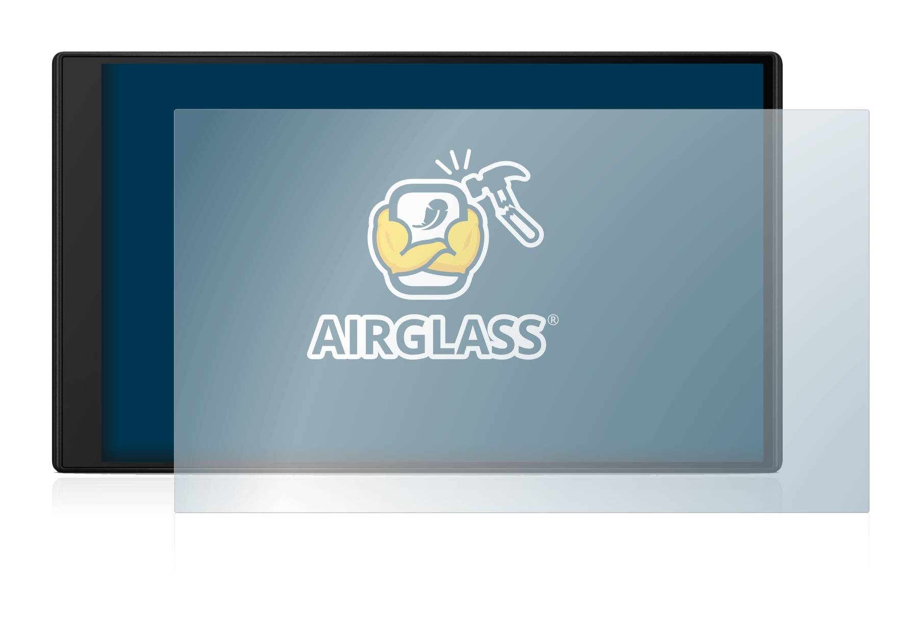 BROTECT AirGlass Flexible Schutz Glas Folie für Garmin Camper 795 Klar Transparent