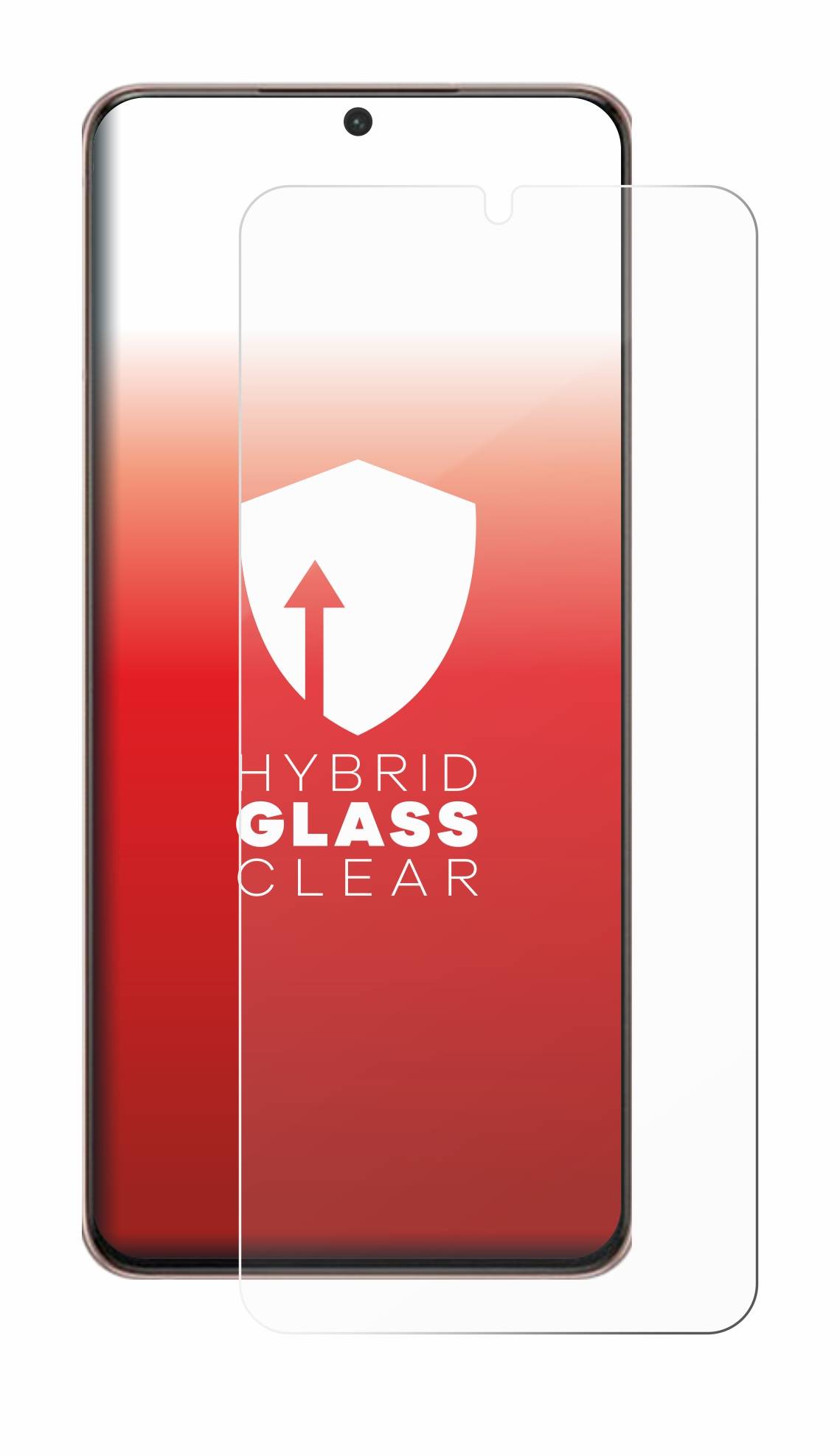 upscreen Hybrid Glas Schutz-Folie für Samsung Galaxy S21 Plus 5G