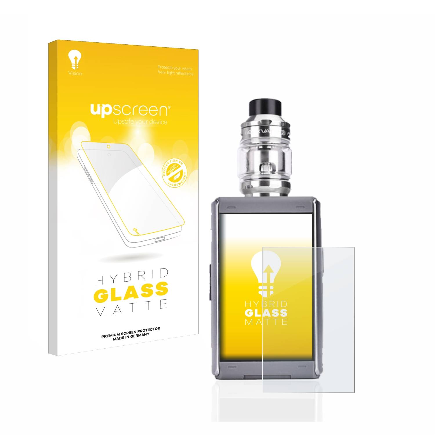 upscreen Hybrid Glas Matt Schutz-Folie für GeekVape T200