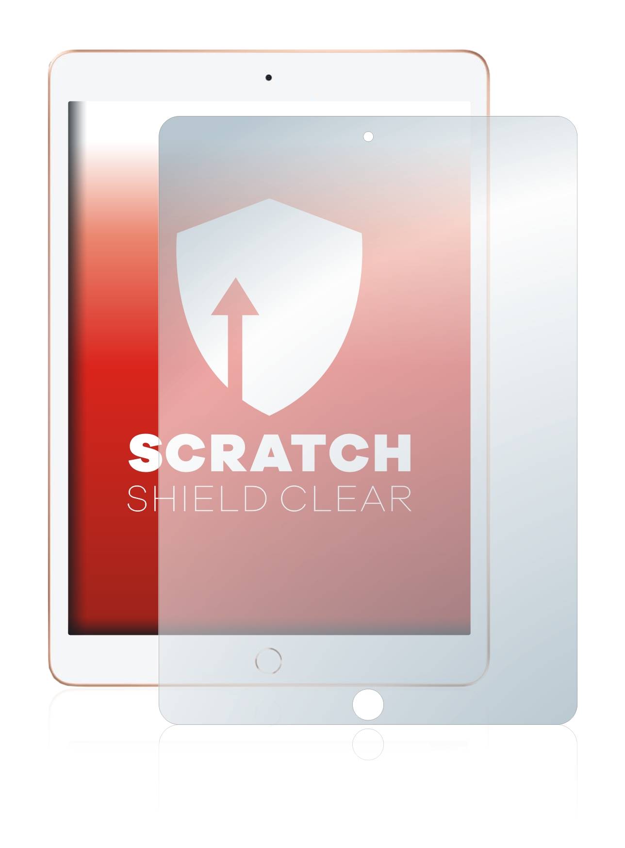 upscreen Scratch Shield Schutzfolie für Apple iPad 10.2 WiFi Cellular 2019 (7. Gen.)