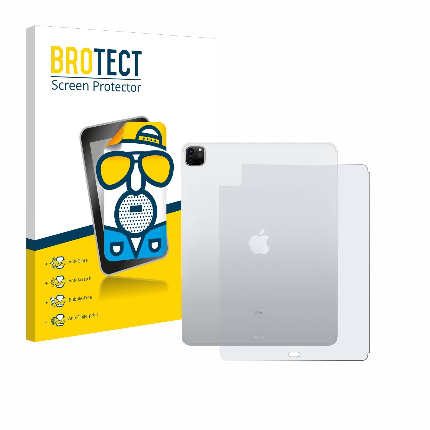 BROTECT Entspiegelungs-Folie für Apple iPad Pro 12.9 2022 (Rückseite, 6 Gen.)