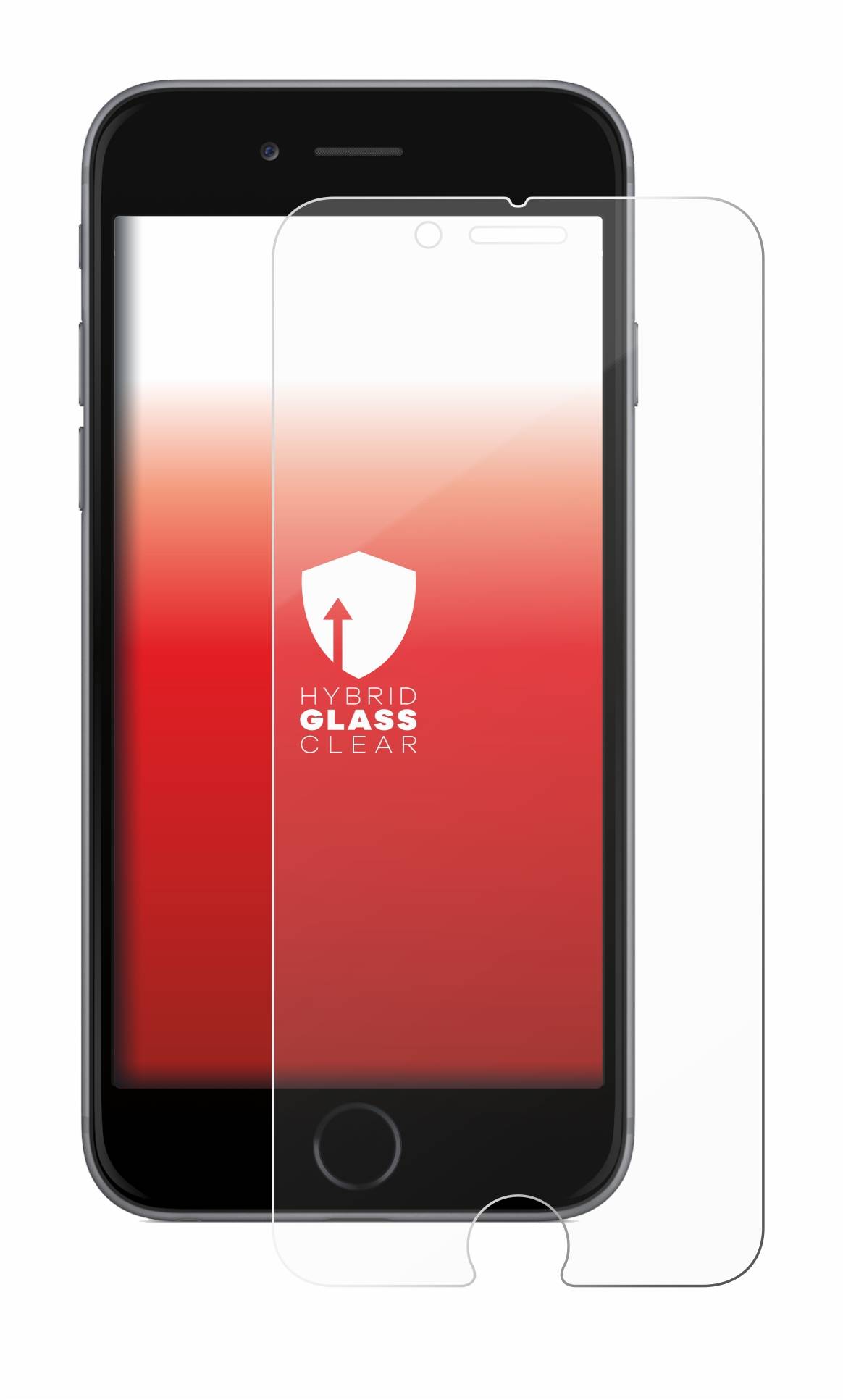 upscreen Hybrid Glas Schutz-Folie für Apple iPhone 6S