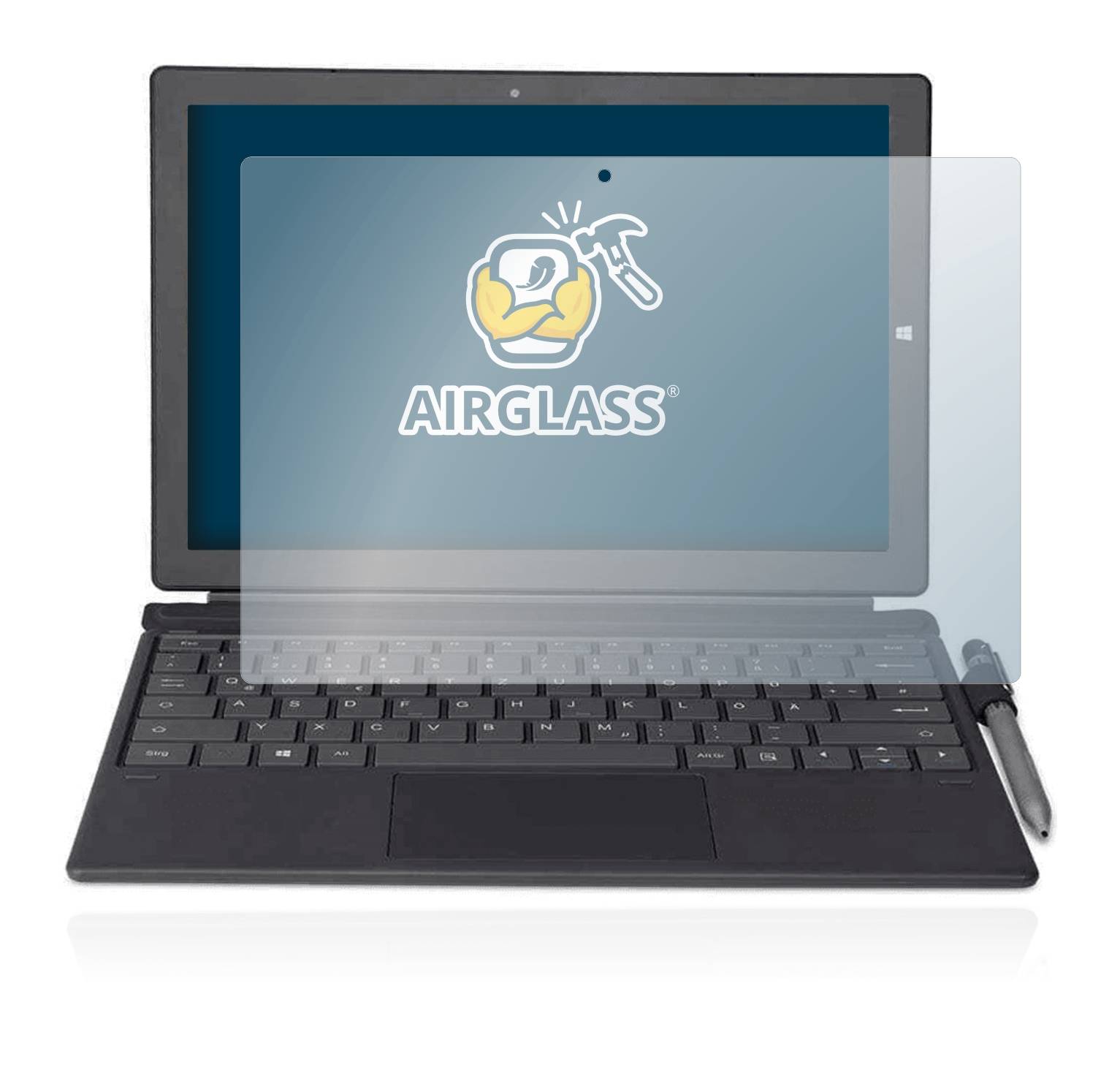 BROTECT AirGlass Flexible Schutz Glas Folie für Wortmann Terra Pad 1262 Klar Transparent