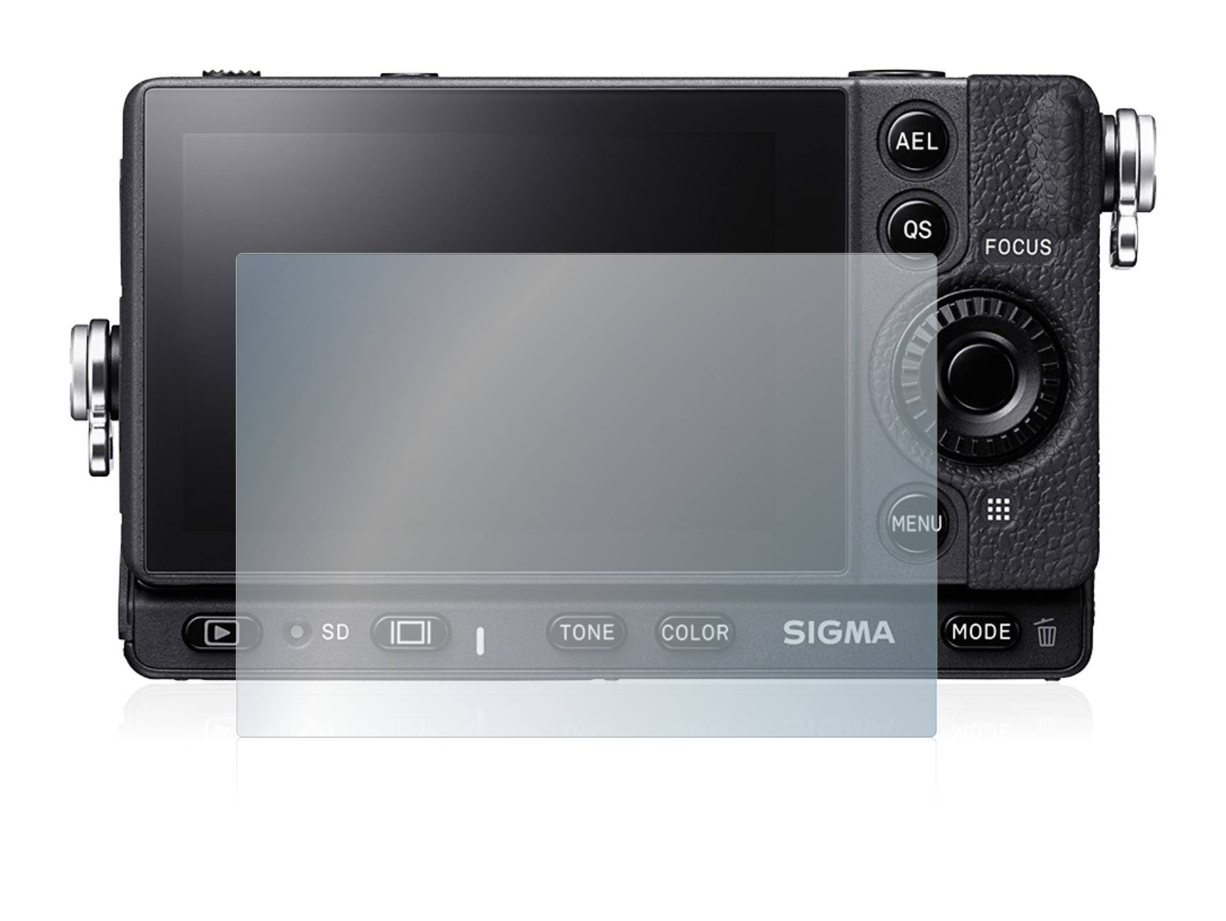 upscreen Flexible Schutz Glas Folie für Sigma FP L Schutzglas 9H Hybridglas Klar