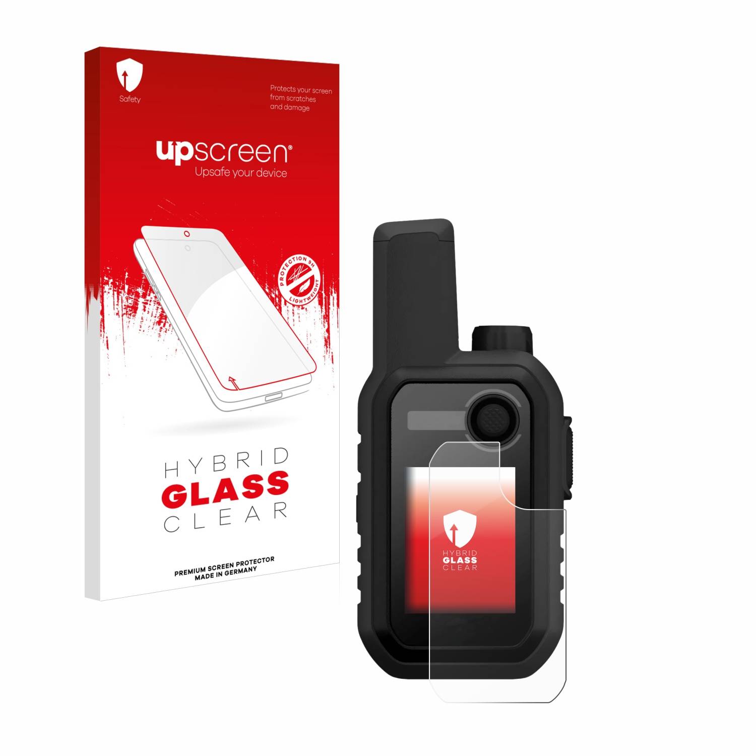 upscreen Flexible Schutz Glas Folie für Garmin Alpha 10 K Schutzglas 9H Hybridglas Klar