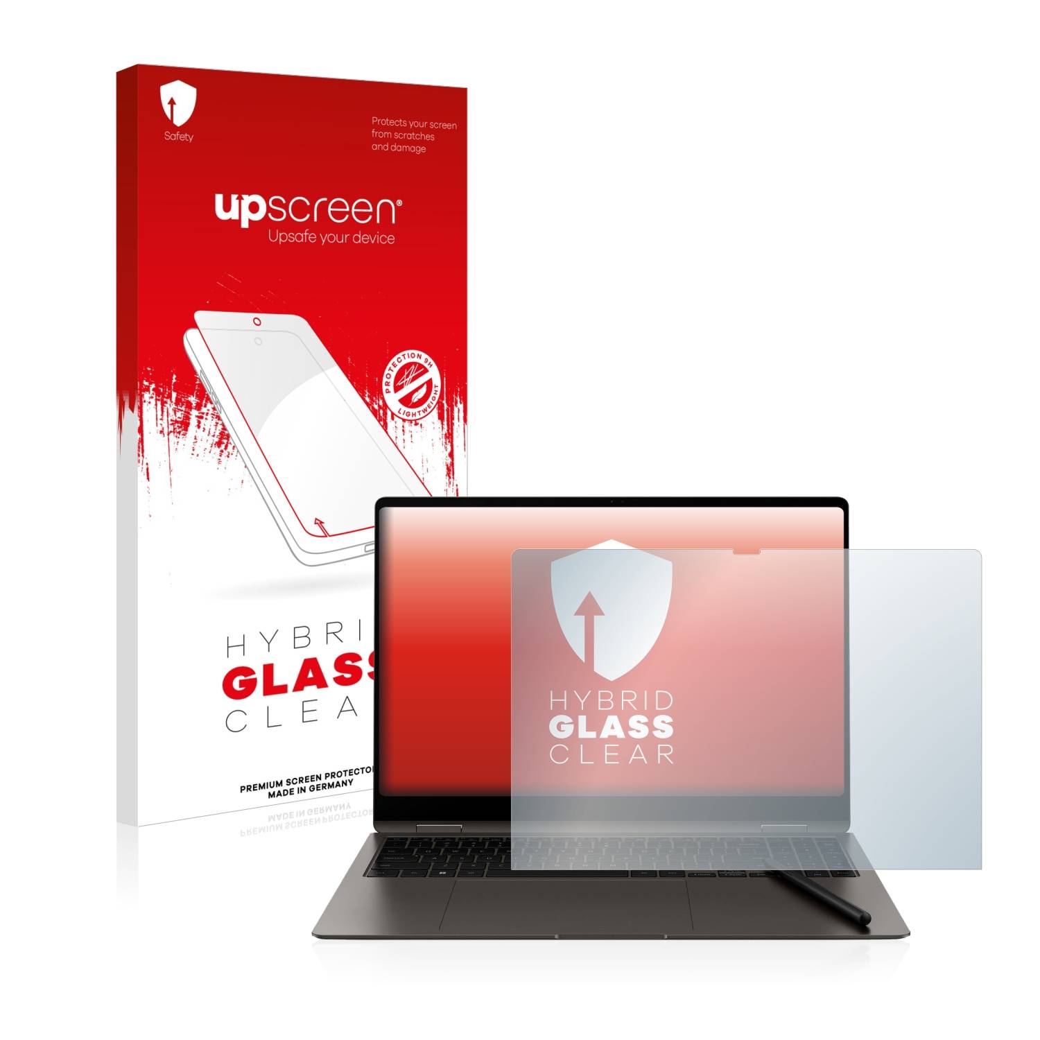 upscreen Hybrid Glas Schutz-Folie für Samsung Galaxy Book3 Pro 360 16