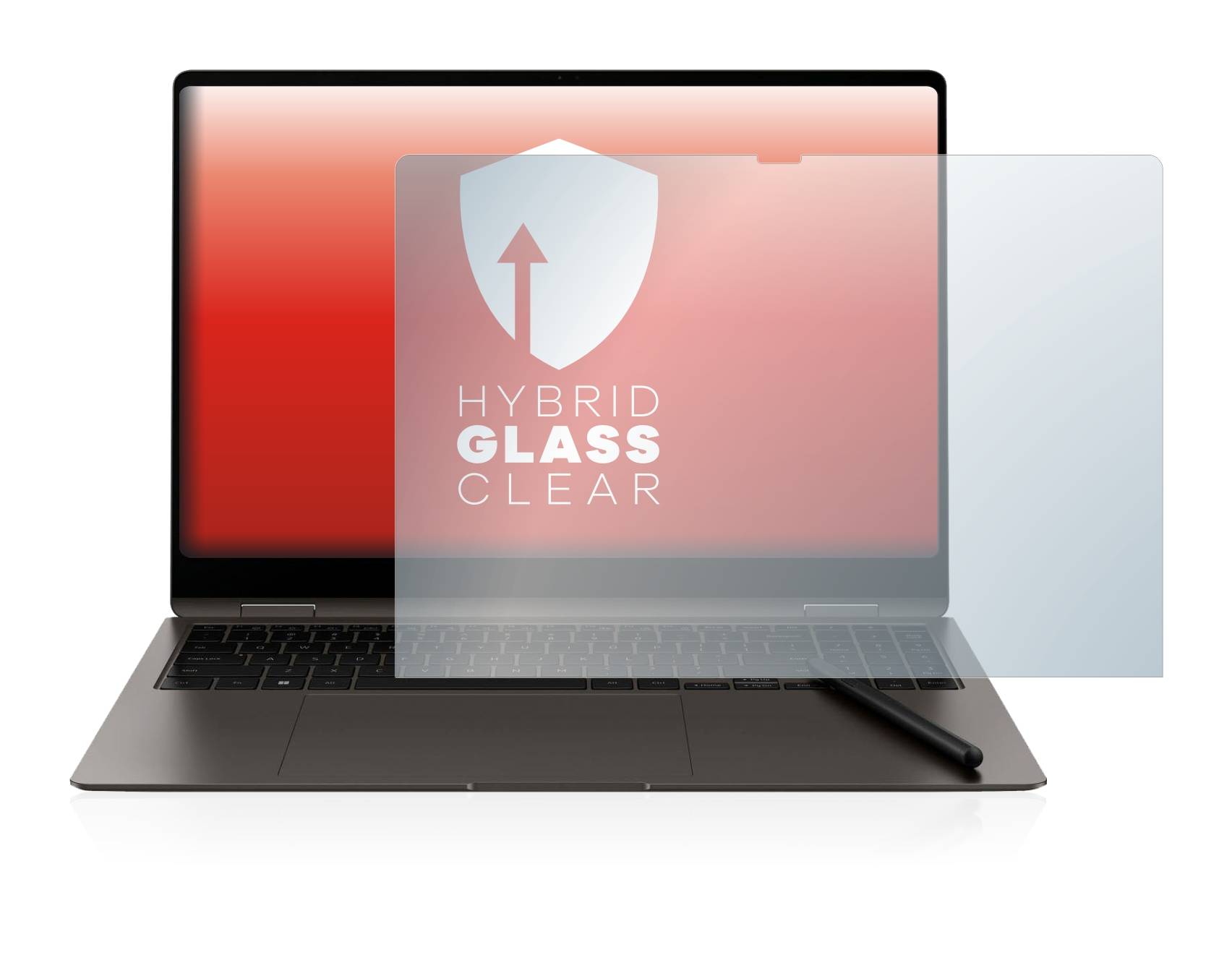 upscreen Hybrid Glas Schutz-Folie für Samsung Galaxy Book3 Pro 360 16