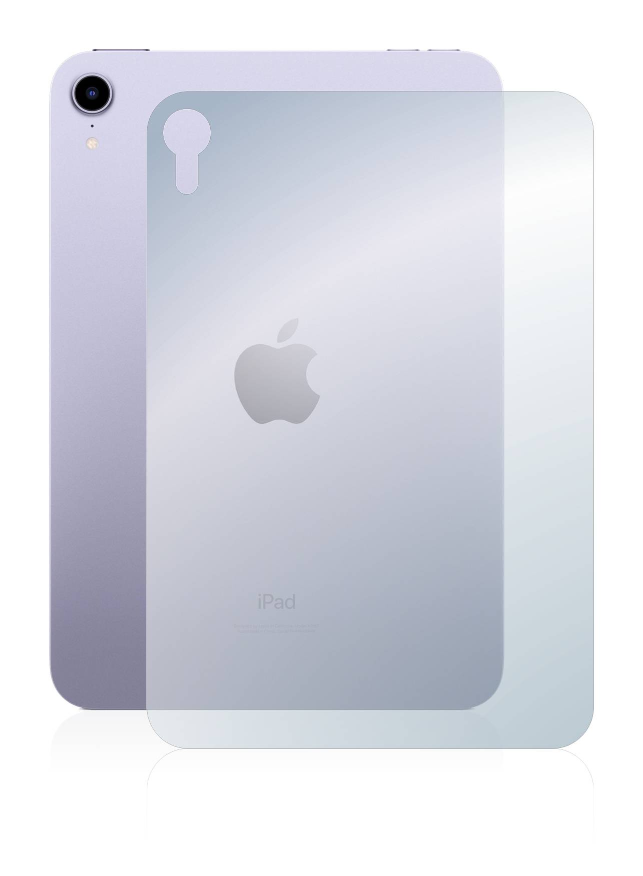 BROTECT AirGlass Matt Glas Schutz Folie für Apple iPad Mini 6 WiFi 2021 (Rückseite, 6 Gen.)
