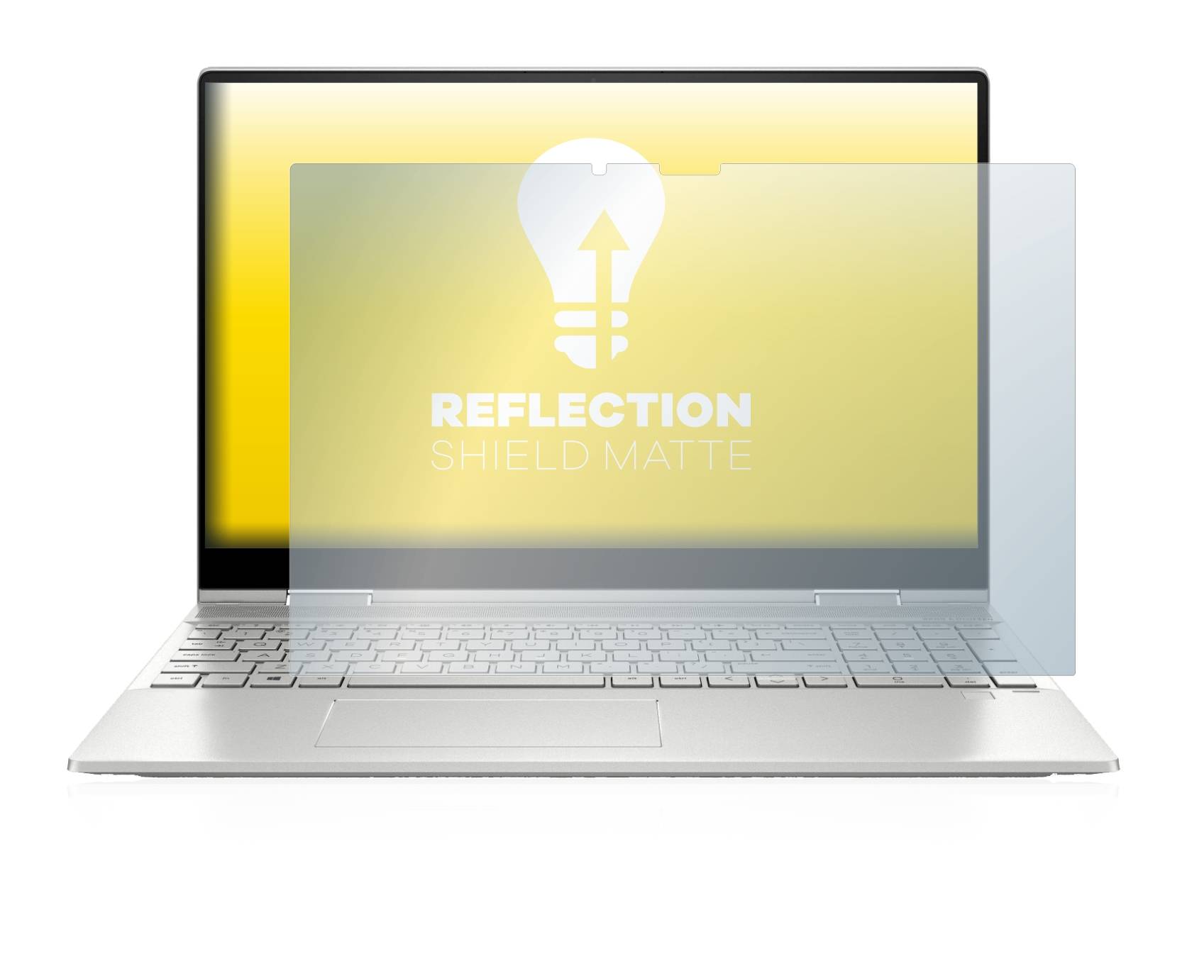 upscreen Schutzfolie für HP Envy x360 2-in-1 15-ey Folie Matt Entspiegelt Anti-Reflex