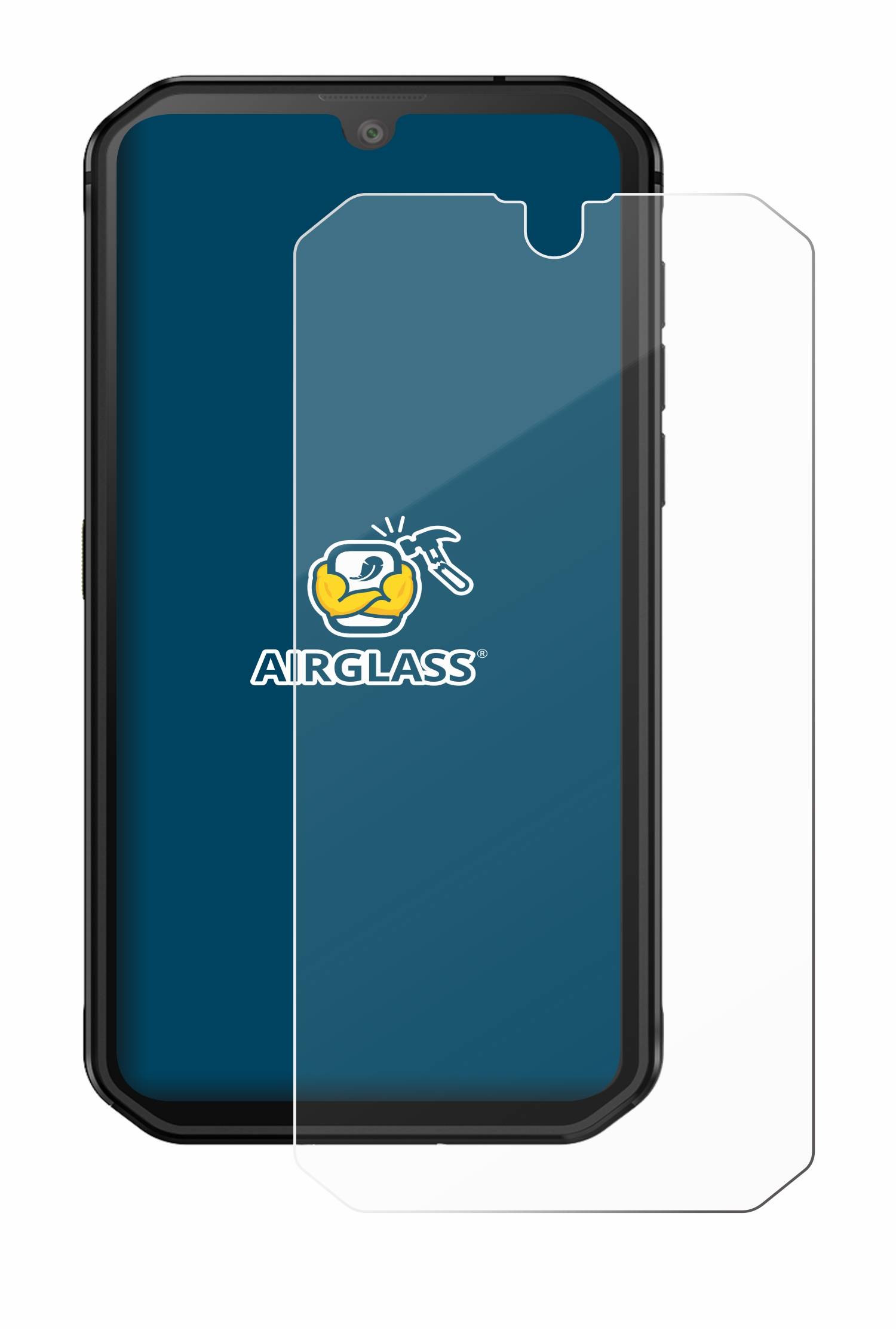 BROTECT AirGlass Flexible Schutz Glas Folie für Blackview BV9900E Klar Transparent