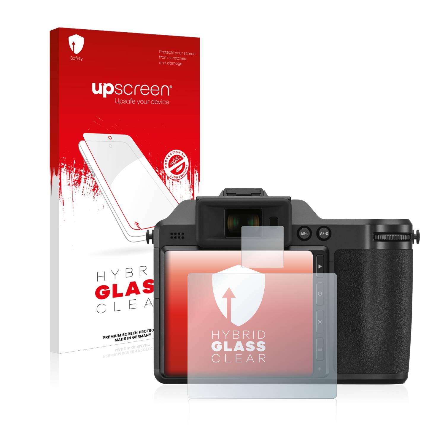 upscreen Flexible Schutz Glas Folie für Hasselblad X2D 100C Schutzglas 9H Hybridglas Klar