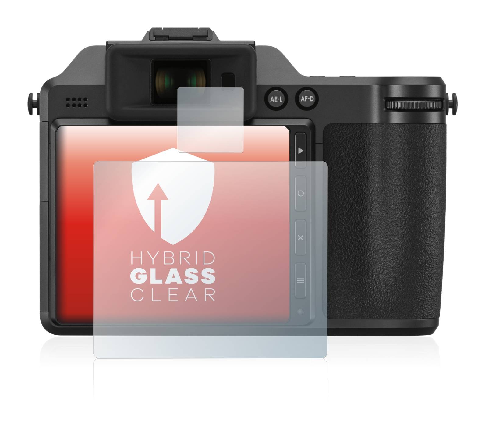 upscreen Flexible Schutz Glas Folie für Hasselblad X2D 100C Schutzglas 9H Hybridglas Klar