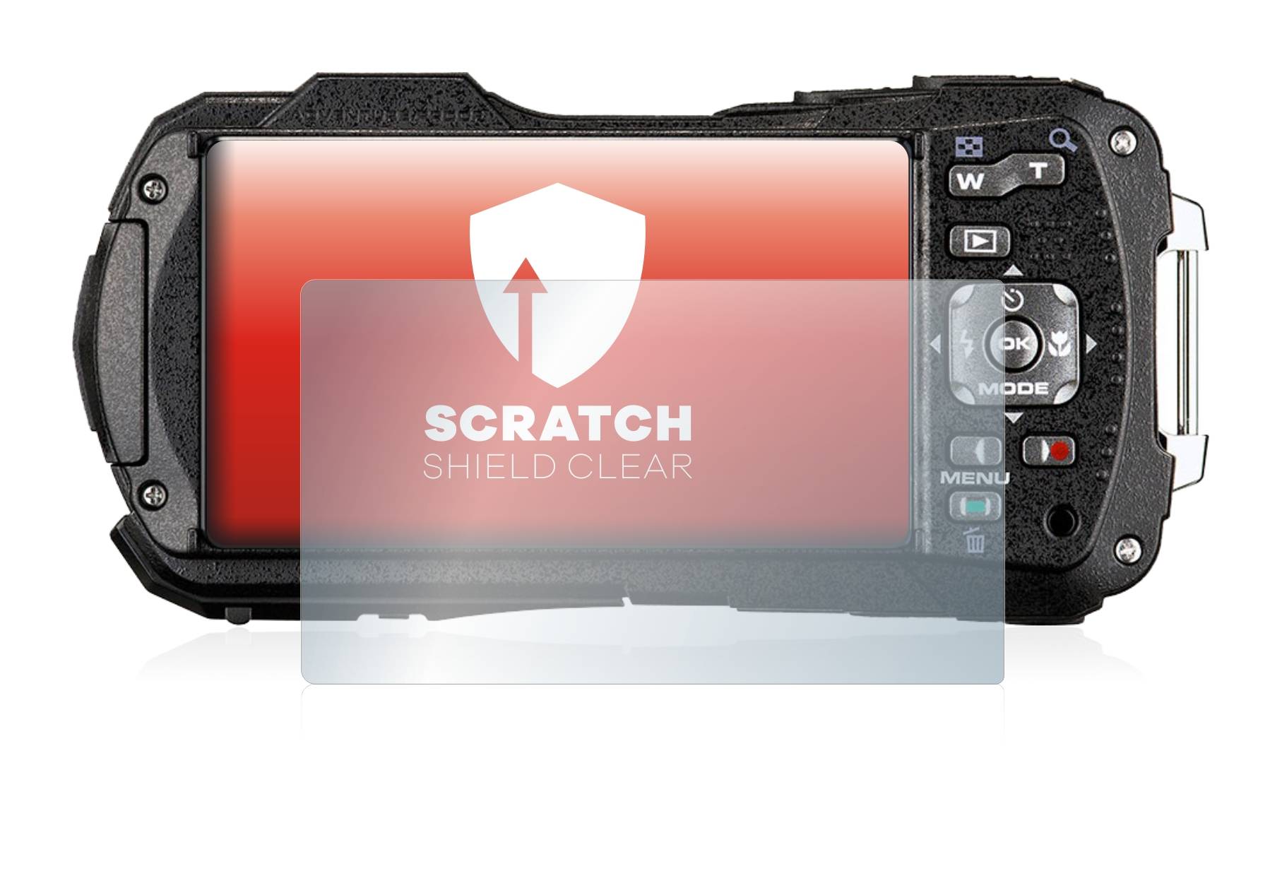 upscreen Schutzfolie für Ricoh WG-80 Kratzschutz Anti-Fingerprint Klar
