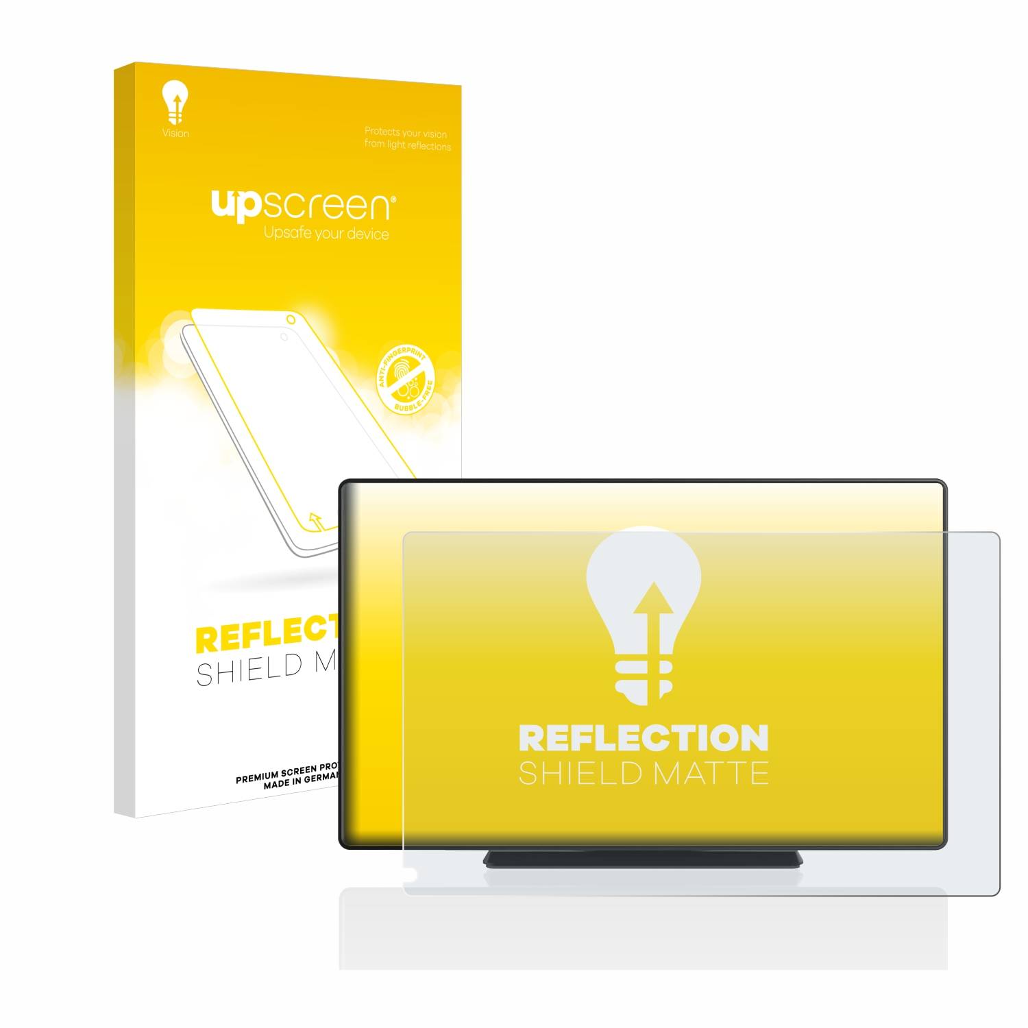 upscreen Schutzfolie für Carpuride W901 9" Folie Matt Entspiegelt Anti-Reflex