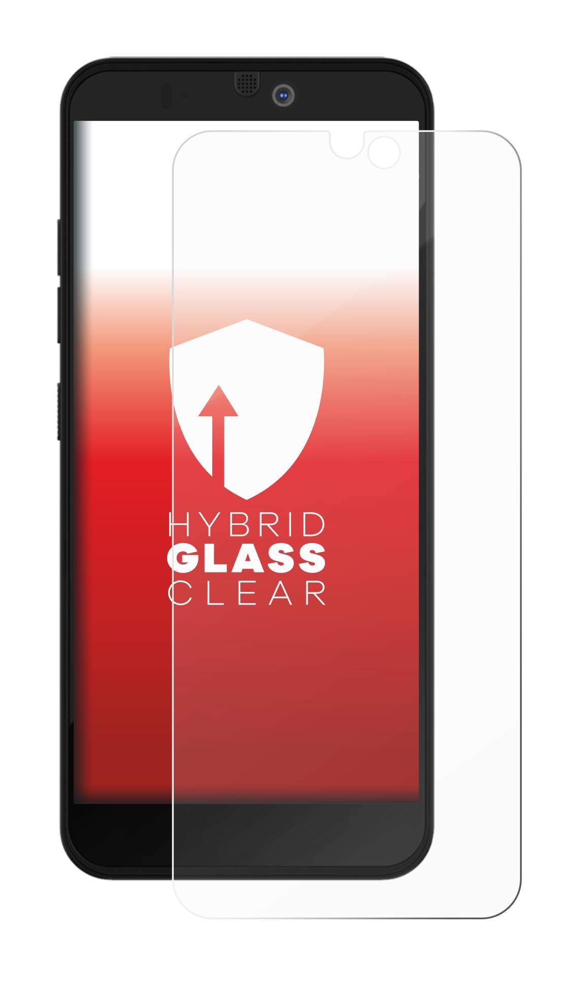 upscreen Hybrid Glas Schutz-Folie für Fairphone 3 Plus
