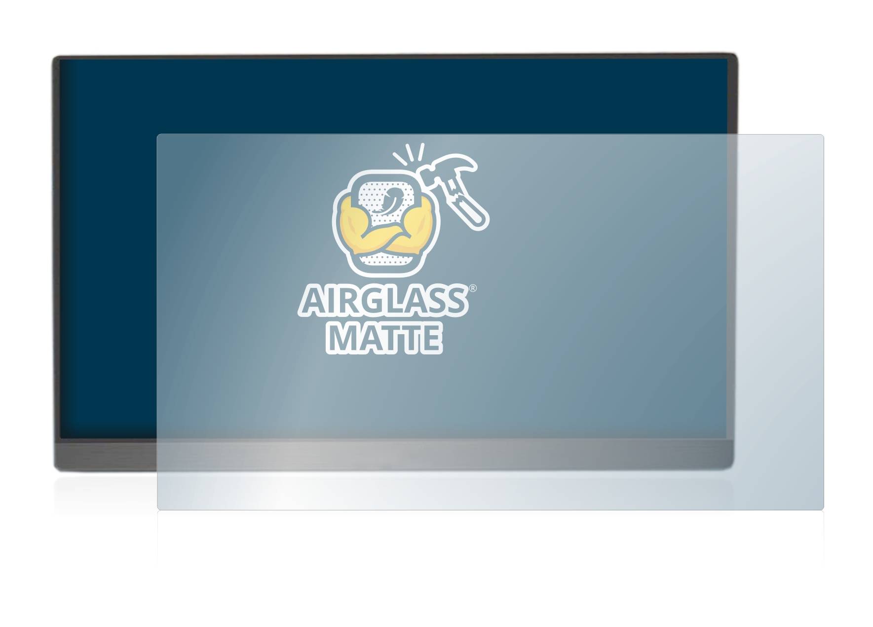 BROTECT AirGlass Matt Glas Panzer Folie für Arzopa 15.6 1080p Portable Monitor