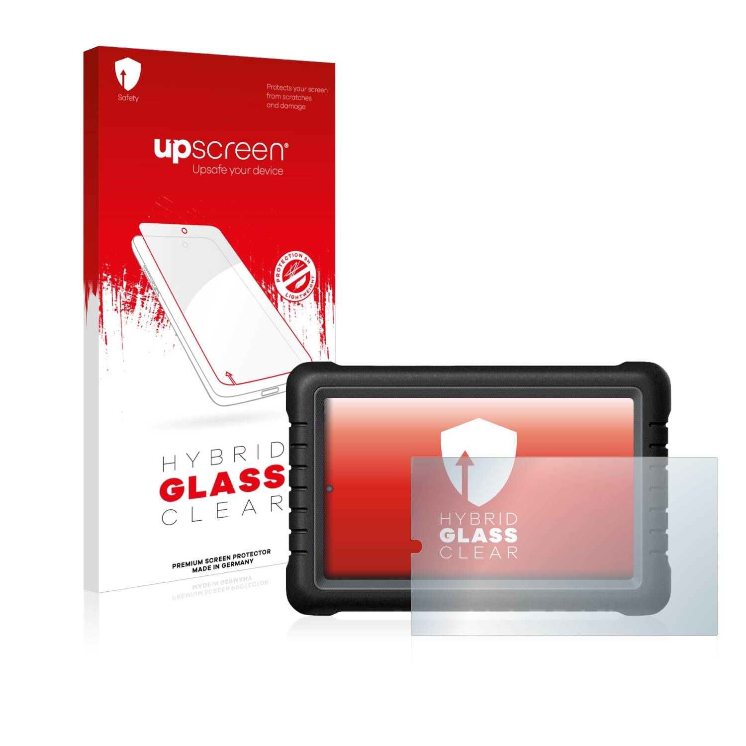 upscreen Flexible Schutz Glas Folie für Launch X-431 PROS V 8" Schutzglas 9H Hybridglas Klar