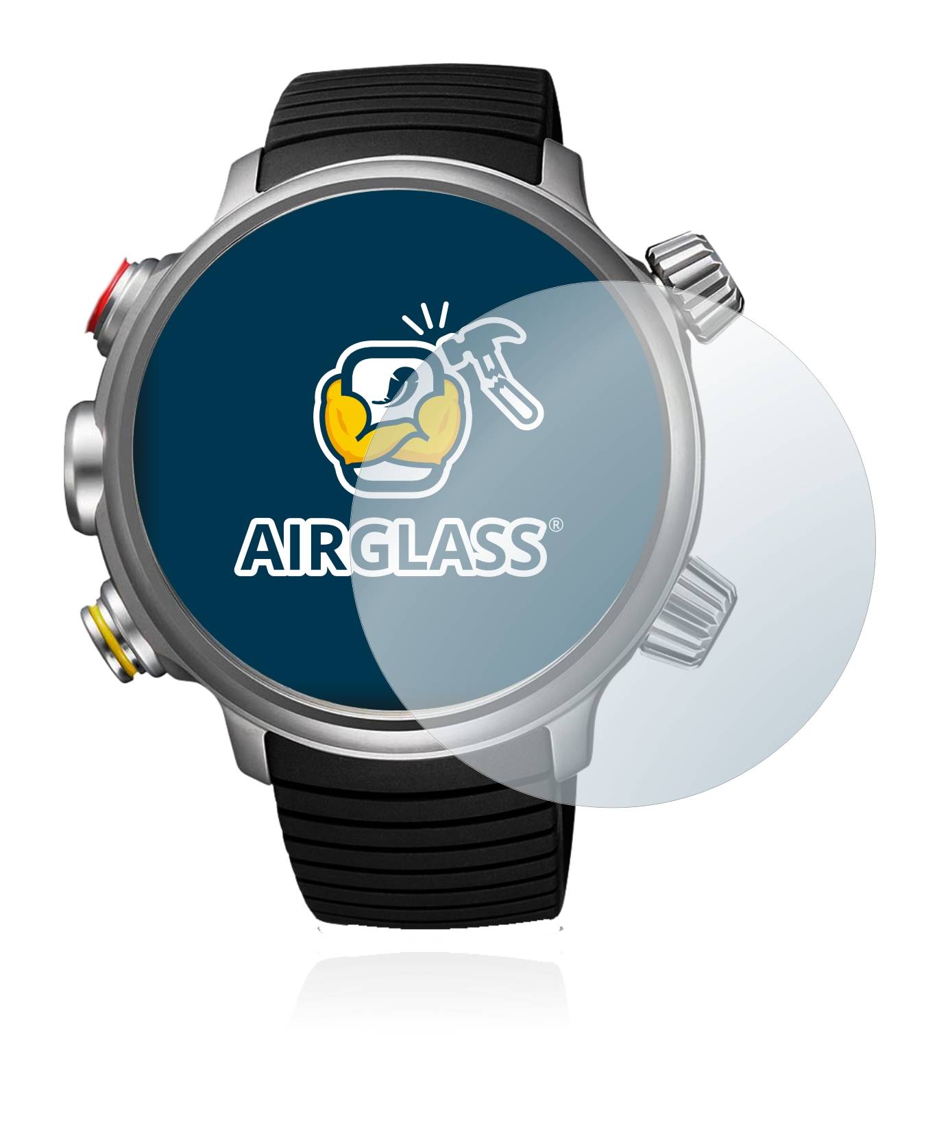 BROTECT AirGlass Glas Schutz-Folie für Citizen Promaster Land BN4021-02E - Schutzglas