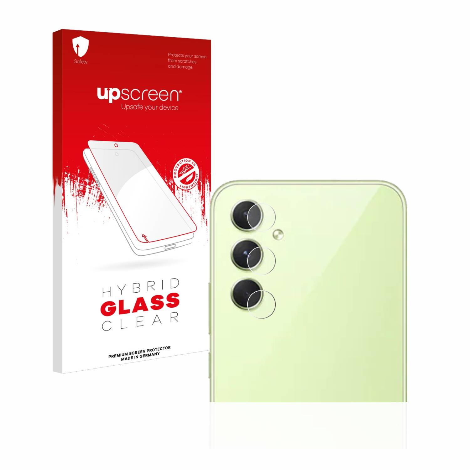 upscreen Hybrid Glas Schutz-Folie für Samsung Galaxy A54 5G (NUR Kameraschutz)