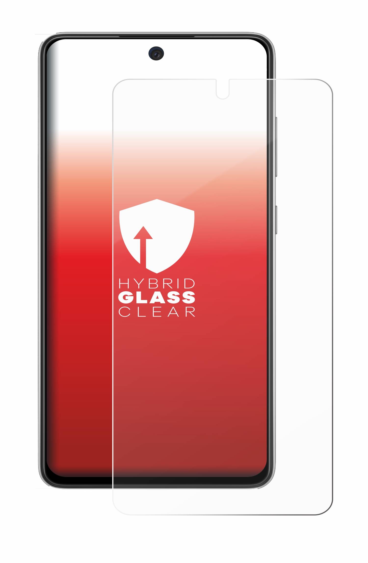 upscreen Hybrid Glas Panzer-Folie für Samsung Galaxy A52s 5G