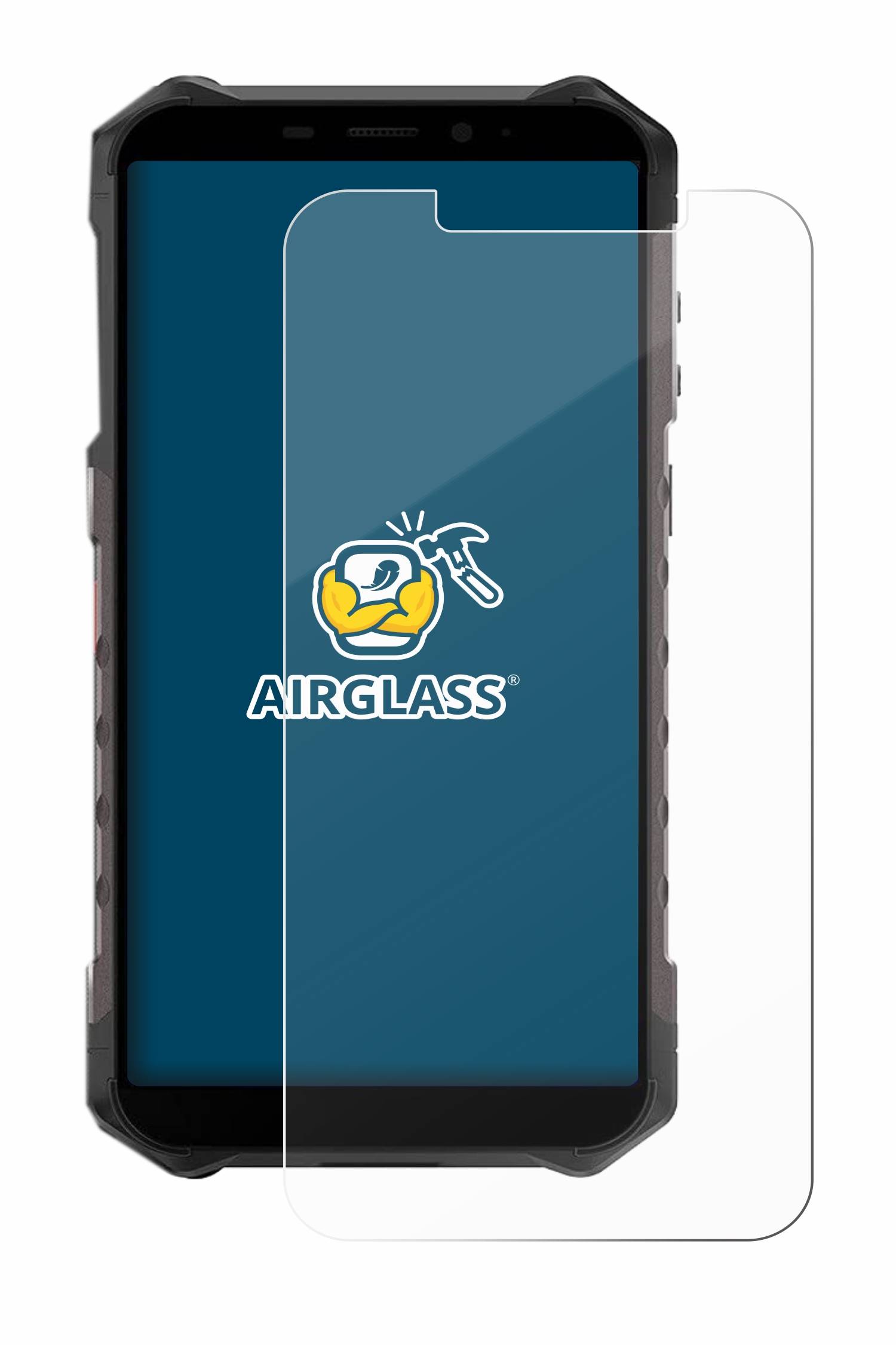 BROTECT AirGlass Flexible Schutz Glas Folie für Ulefone Armor X9 Pro Klar Transparent