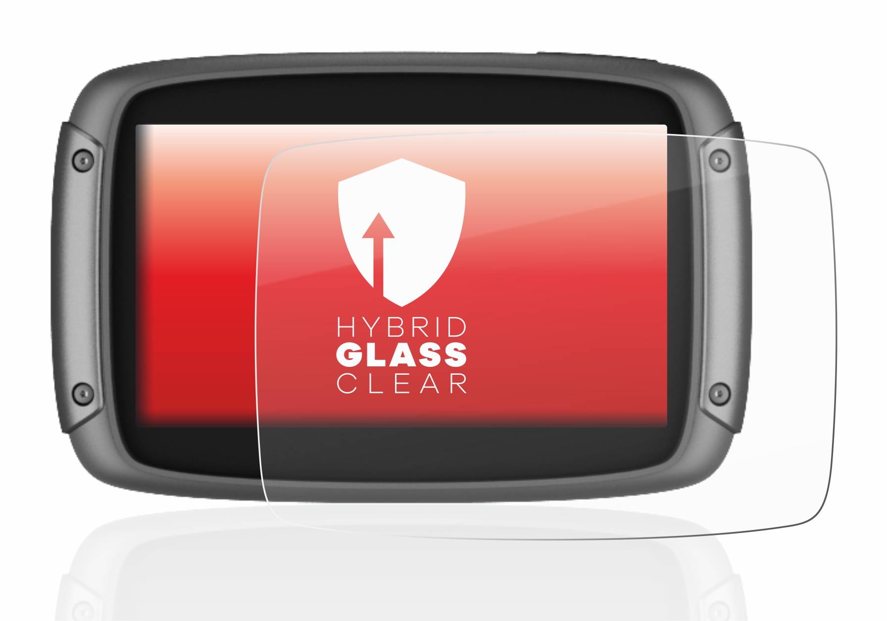 upscreen Flexible Schutz Glas Folie für TomTom Rider 500 / 550 Schutzglas 9H Hybridglas Klar
