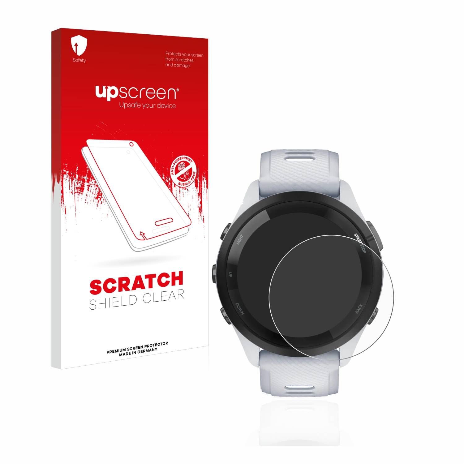 upscreen Scratch Shield Schutzfolie für Garmin Forerunner 265 (46 mm)