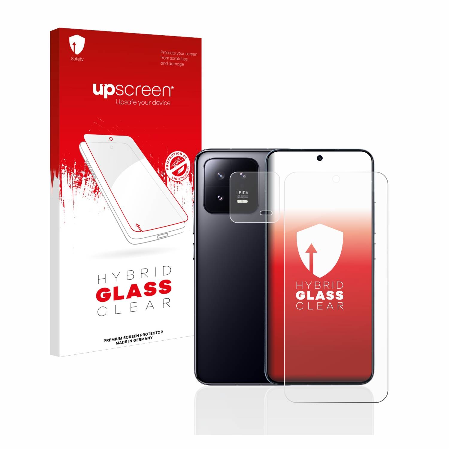 upscreen Hybrid Glas Panzer-Folie für Xiaomi 13 (Display+Kamera)