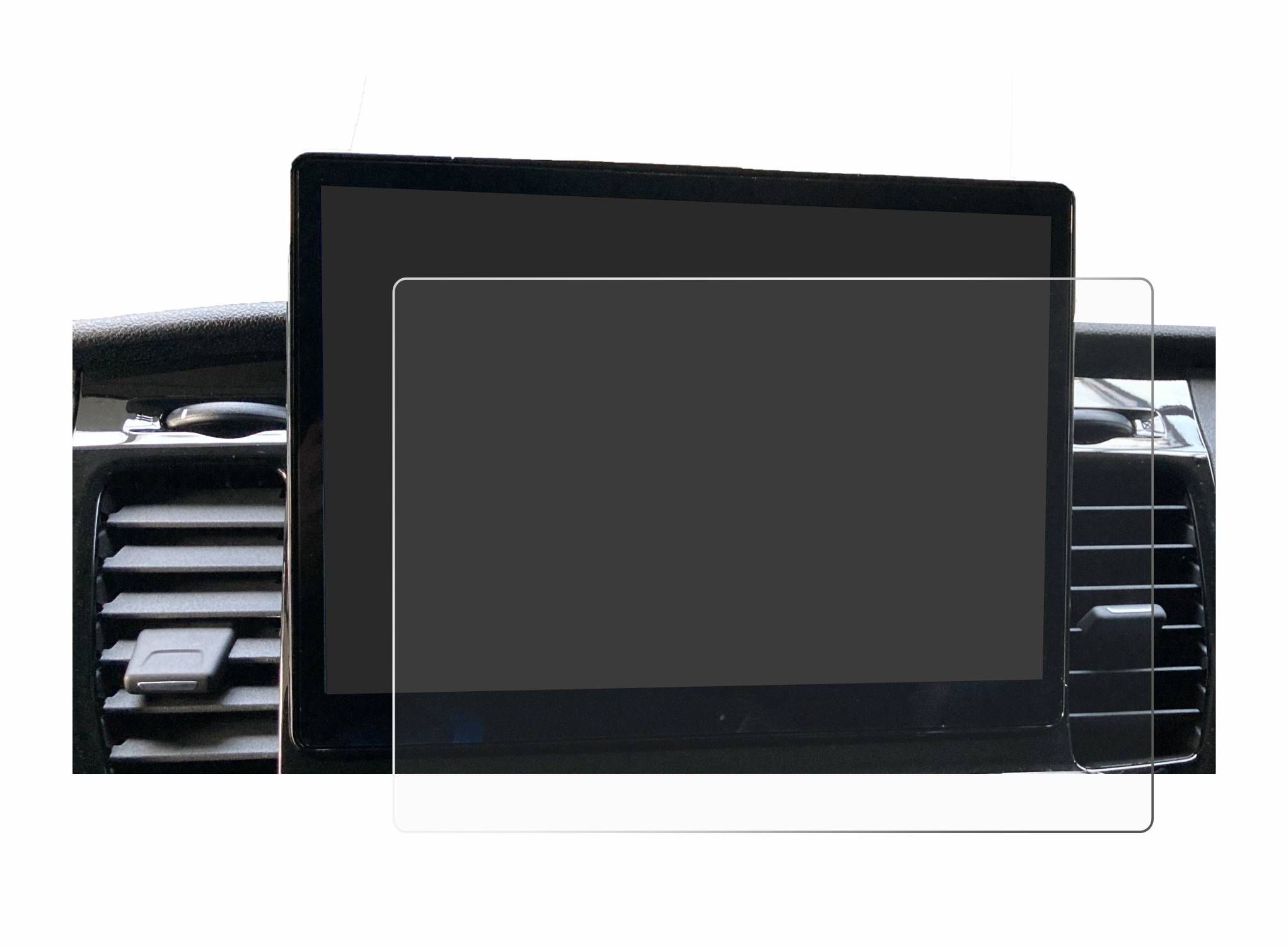 upscreen Schutzfolie für Ford Transit SYNC 4 Kratzschutz Anti-Fingerprint Klar