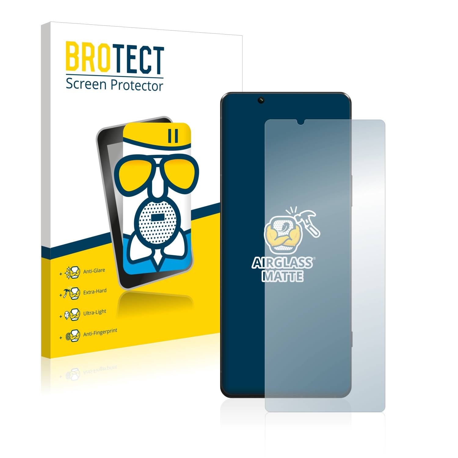 BROTECT AirGlass Matt Glas Schutz Folie für Sony Xperia 5 IV