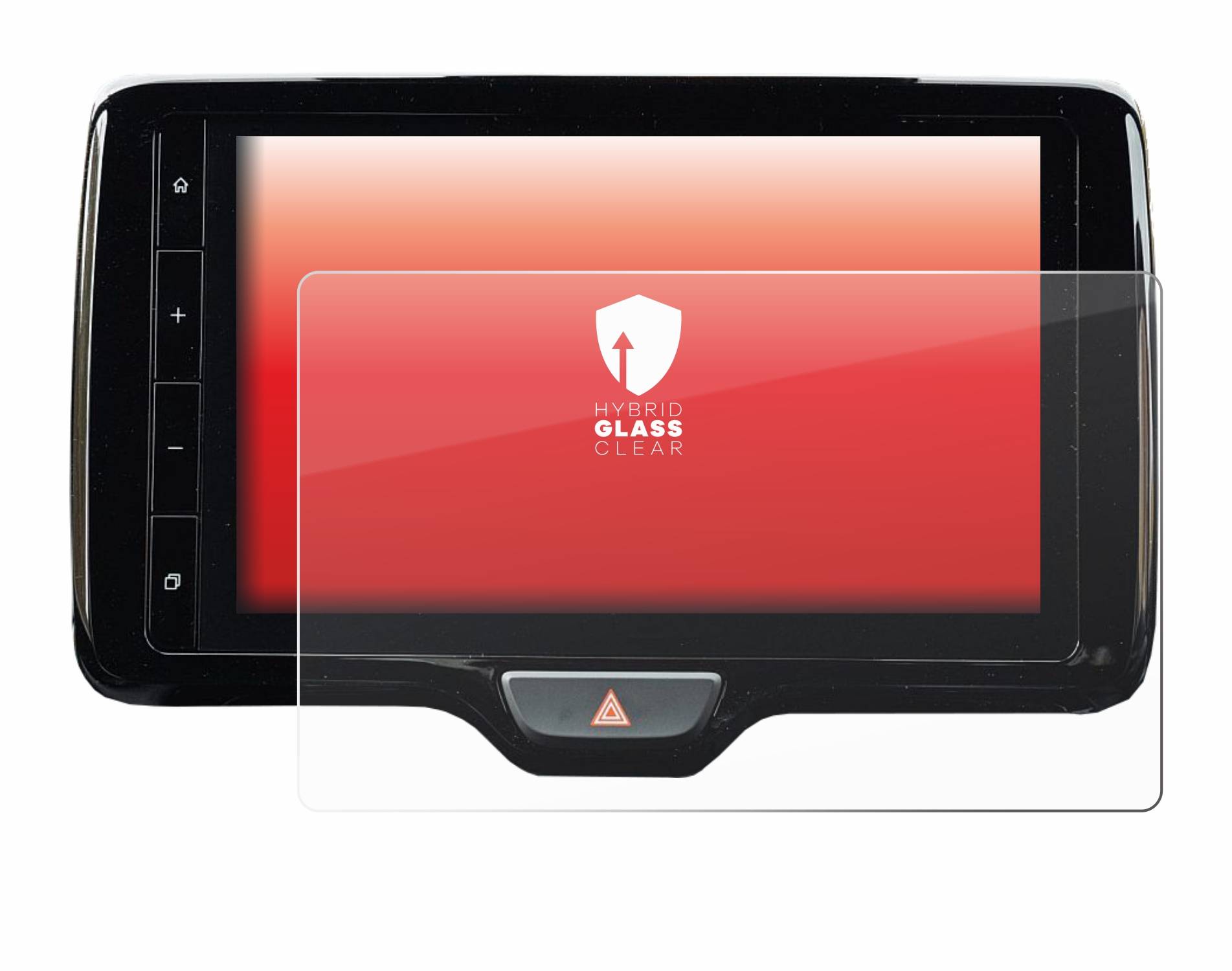 upscreen Hybrid Glas Schutz-Folie für Toyota Yaris Cross 2021 Smart Connect 9