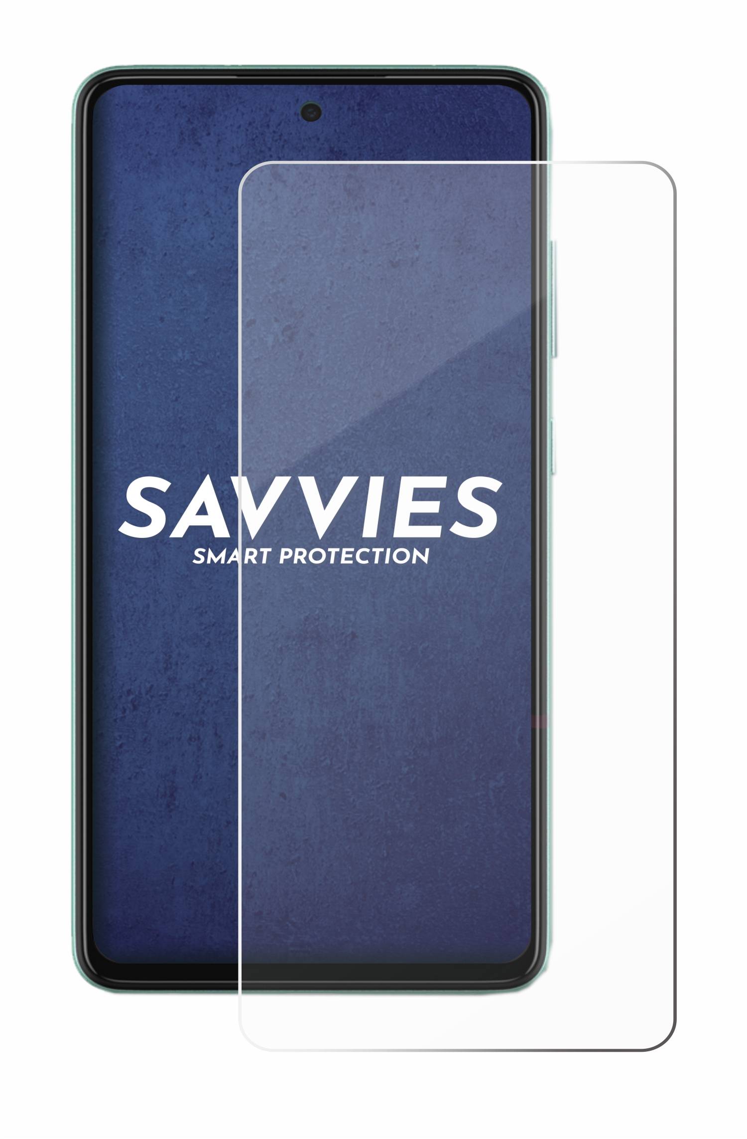 Savvies Clear Schutzglas für Samsung Galaxy A52