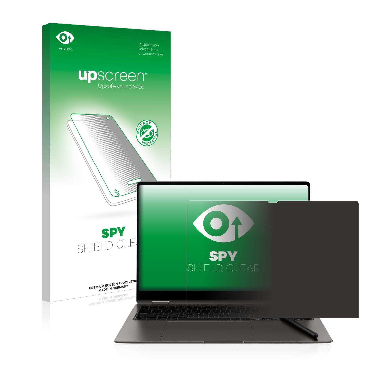 upscreen Spy Shield Sichtschutz-Folie für Samsung Galaxy Book3 Pro 360 16