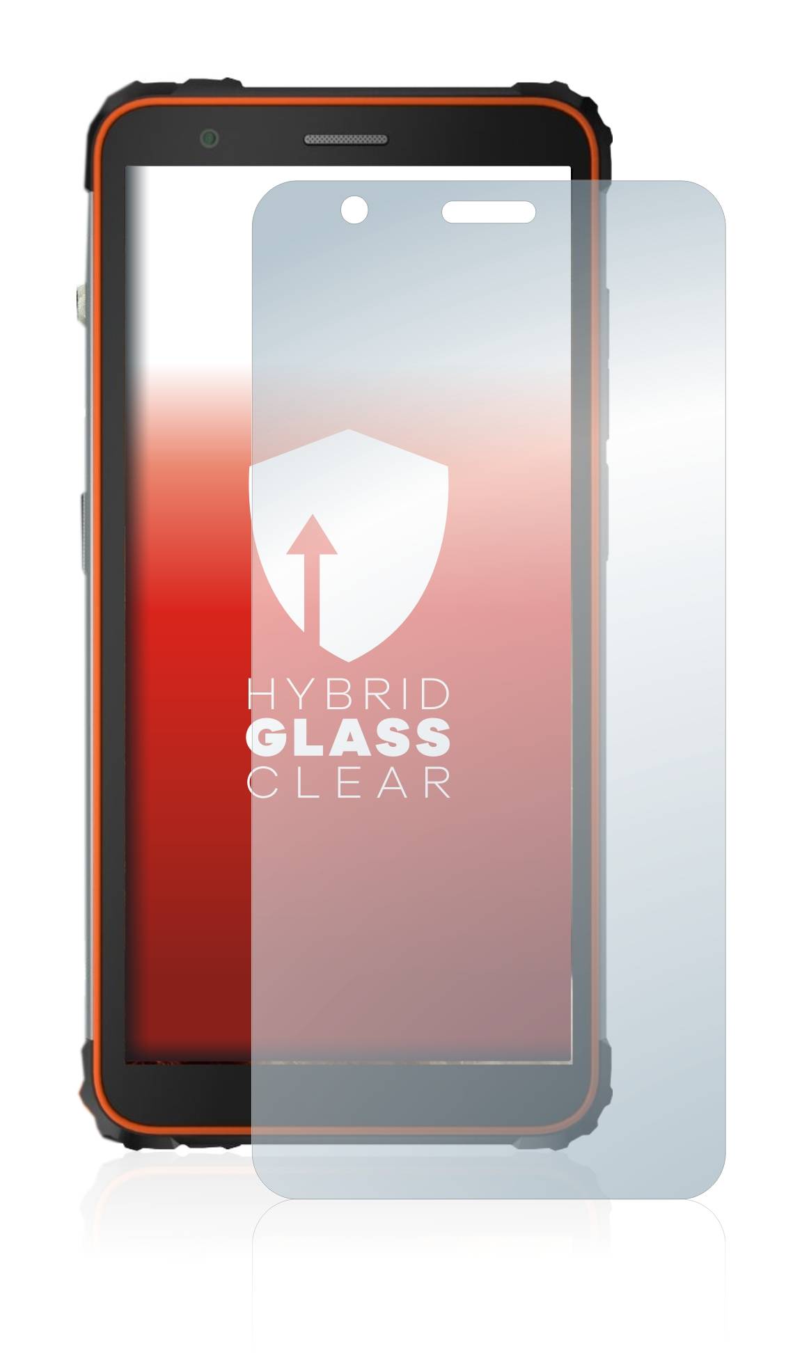 upscreen Hybrid Glas Panzer-Folie für Blackview BV6600