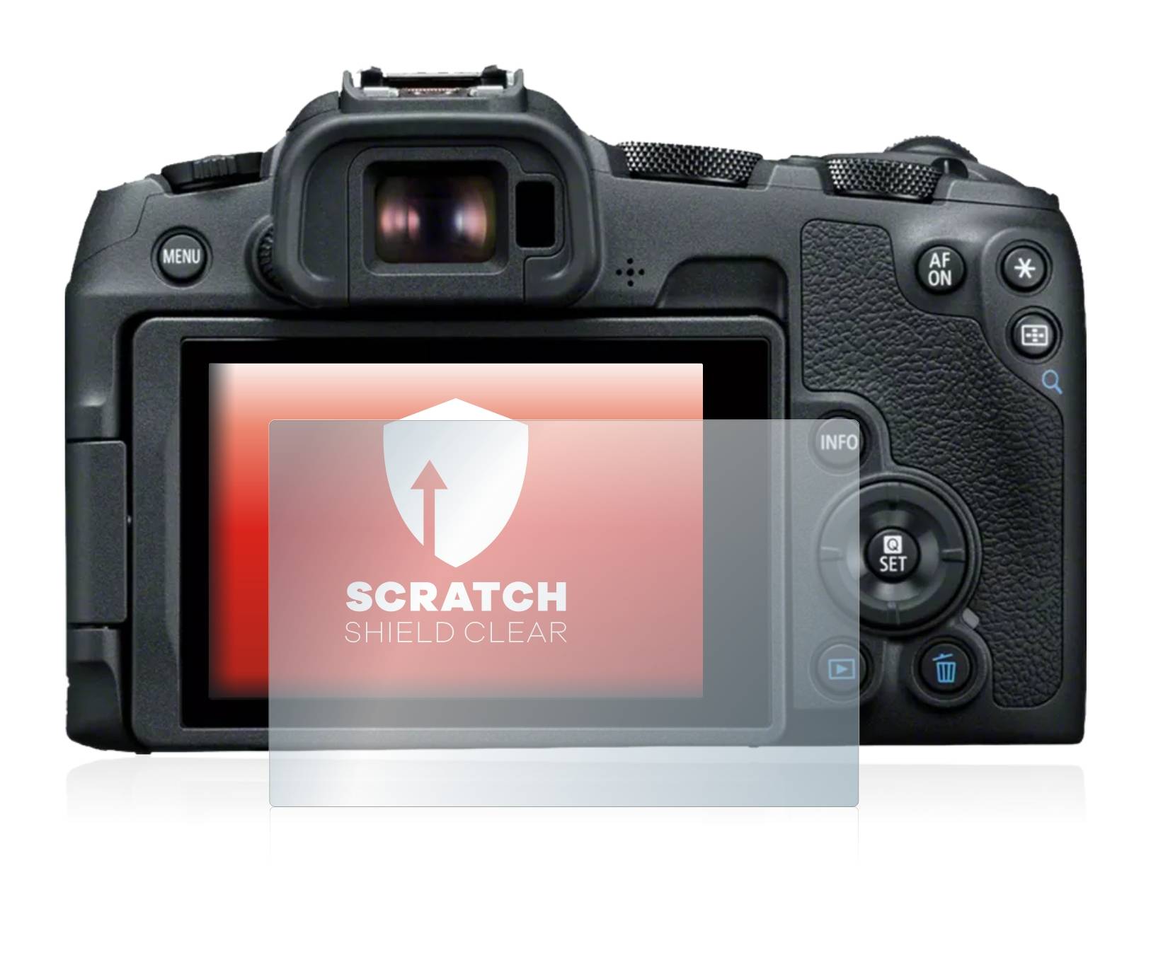 upscreen Schutzfolie für Canon EOS R8 Kratzschutz Anti-Fingerprint Klar