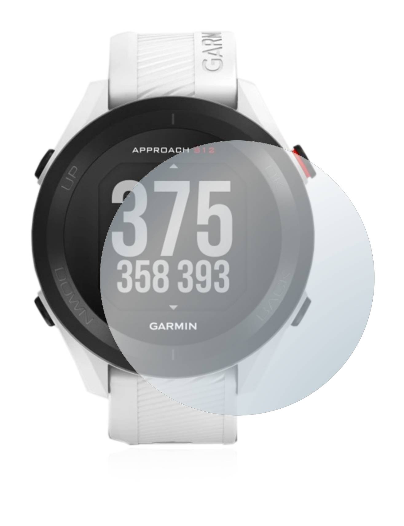 Savvies Clear Schutzglas für Garmin Approach S12