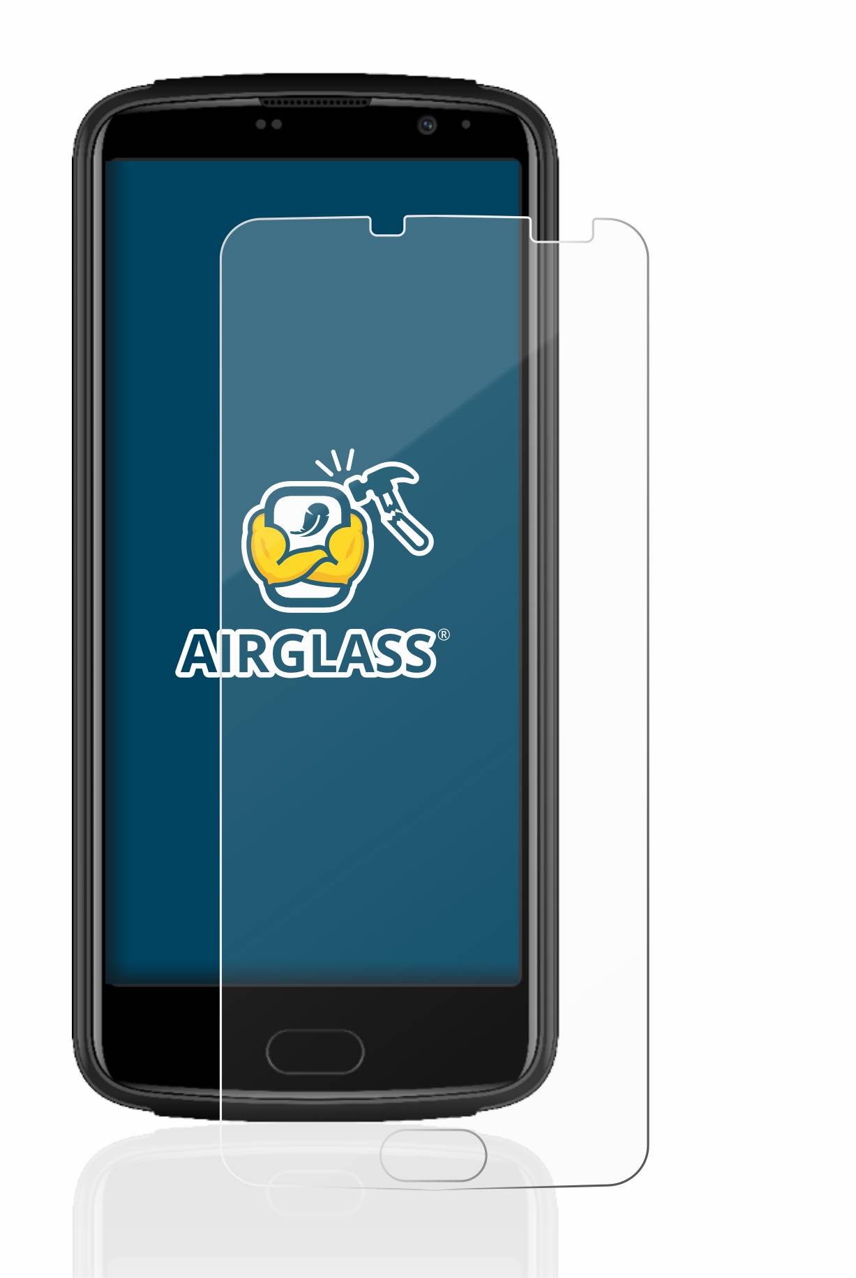 BROTECT AirGlass Flexible Schutz Glas Folie für Beafon M7 premium Klar Transparent