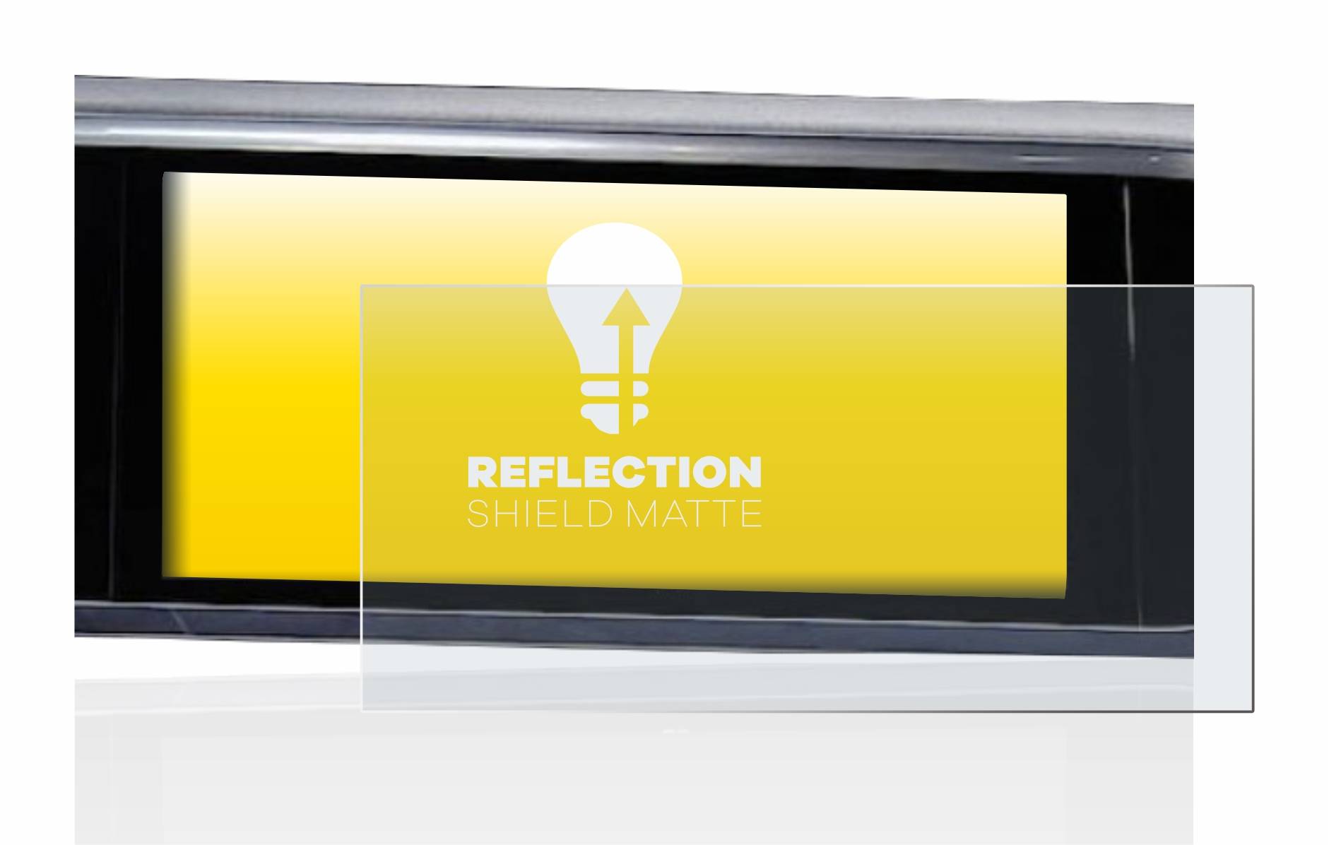 upscreen Reflection Shield Matt Schutzfolie für Audi Q3 2021 Infotainment System 10.1