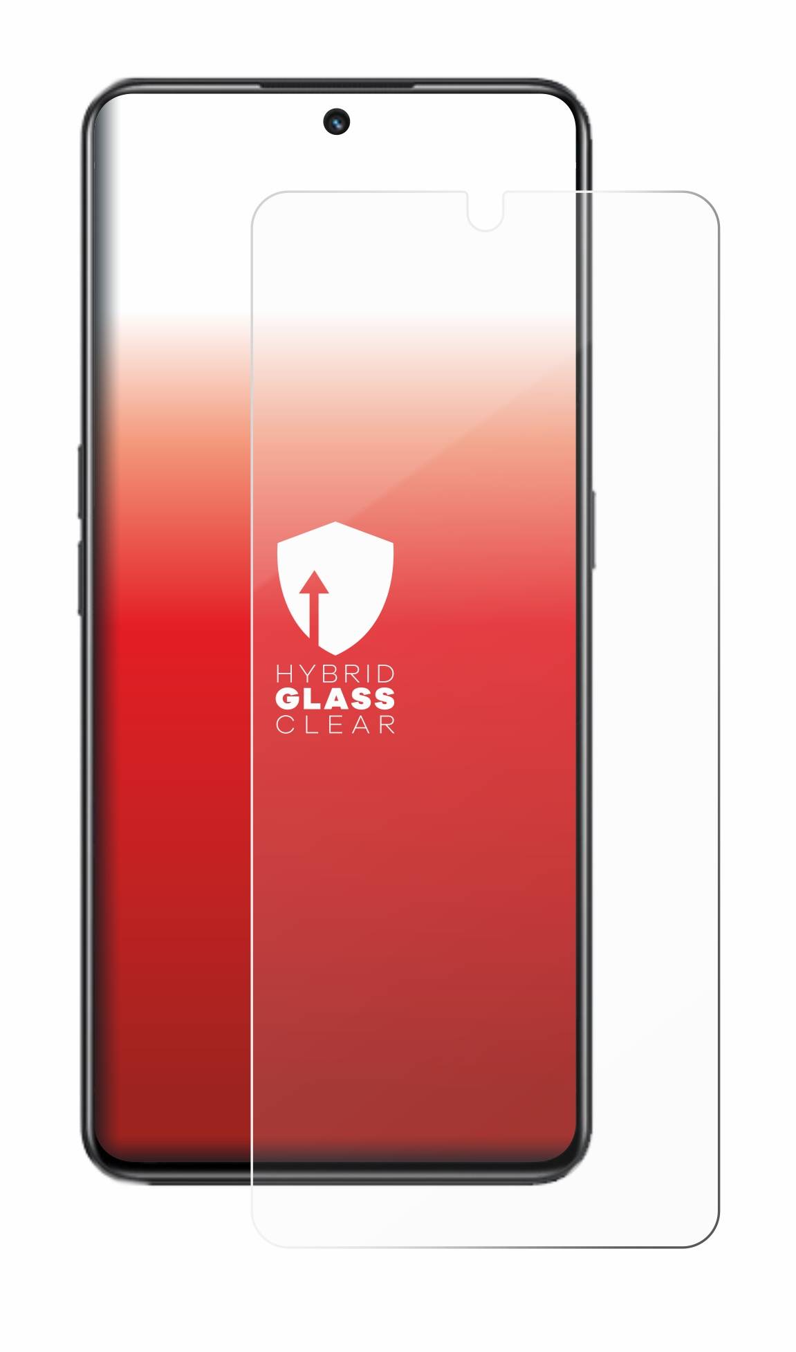 upscreen Hybrid Glas Panzer-Folie für realme GT Neo 3