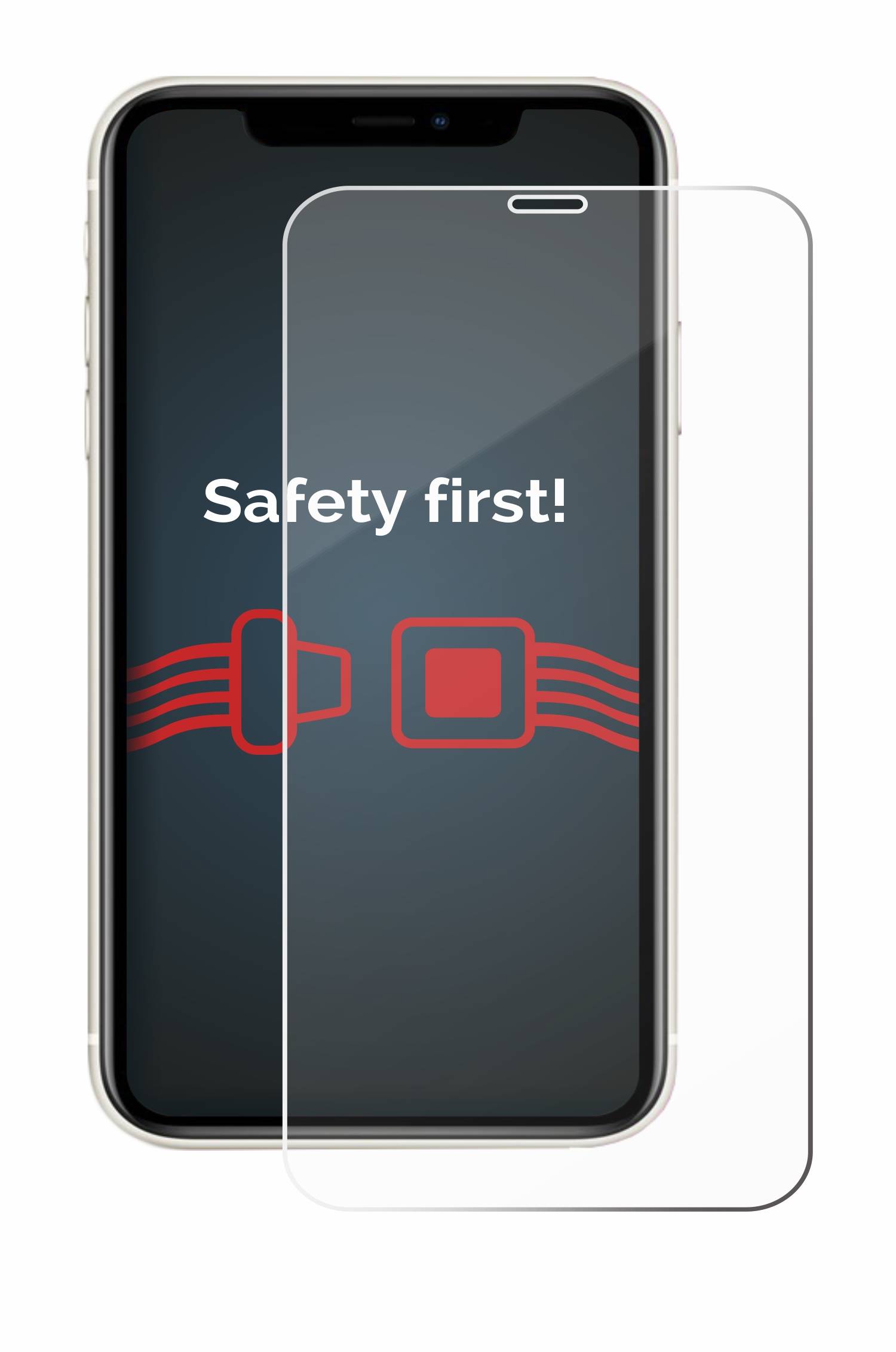 Savvies Clear Schutzglas für Apple iPhone 11